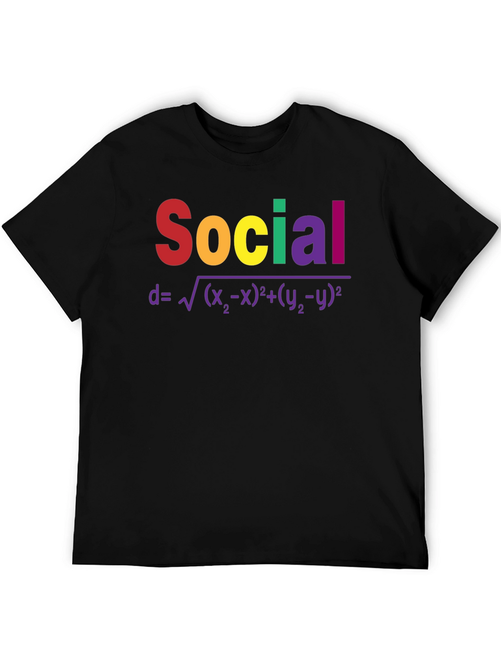 Social Distance T-Shirt Math Formula Tee