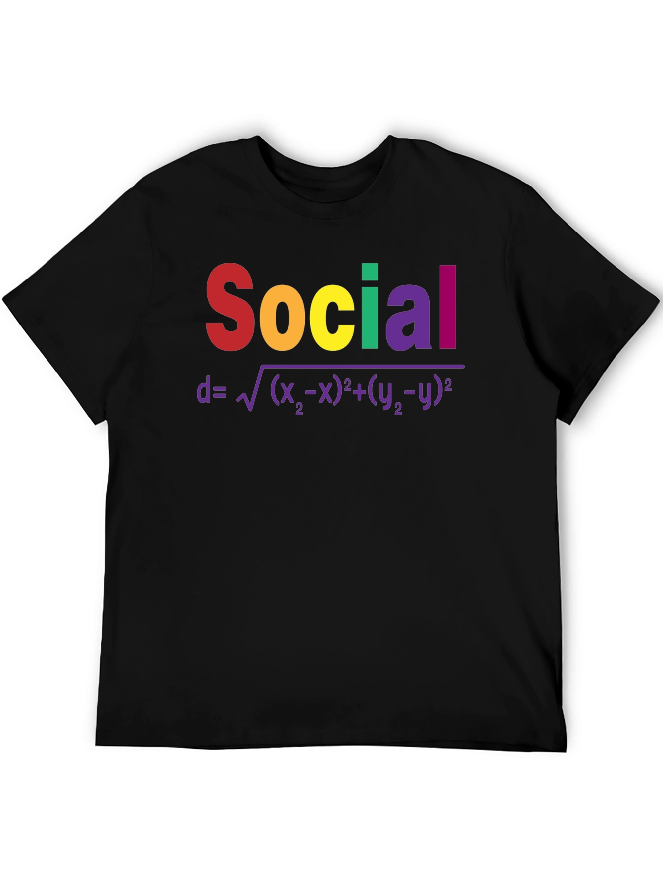 Social Distance T-Shirt Math Formula Tee