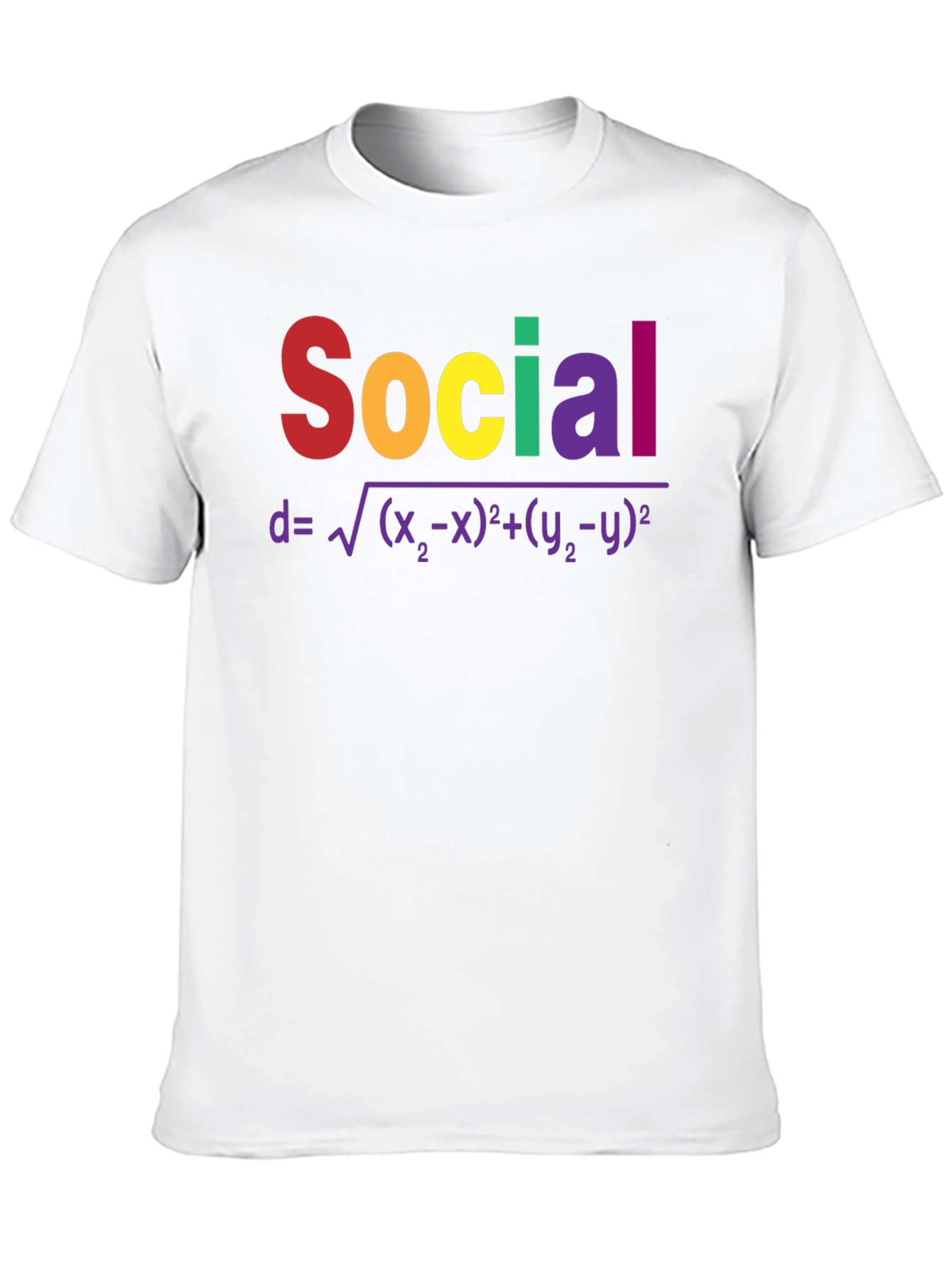 Social Distance T-Shirt Math Formula Tee