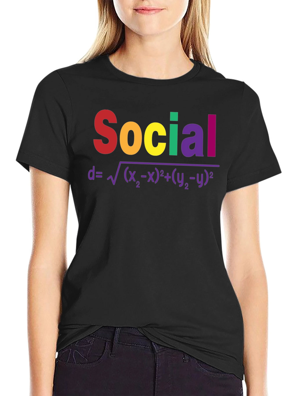 Social Distance T-Shirt Math Formula Tee