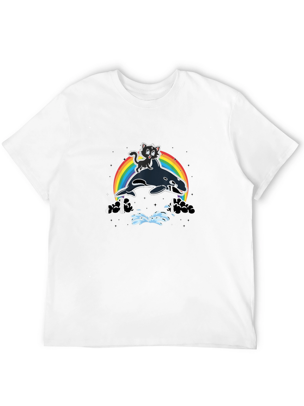 Orca Cat Rainbow T-Shirt