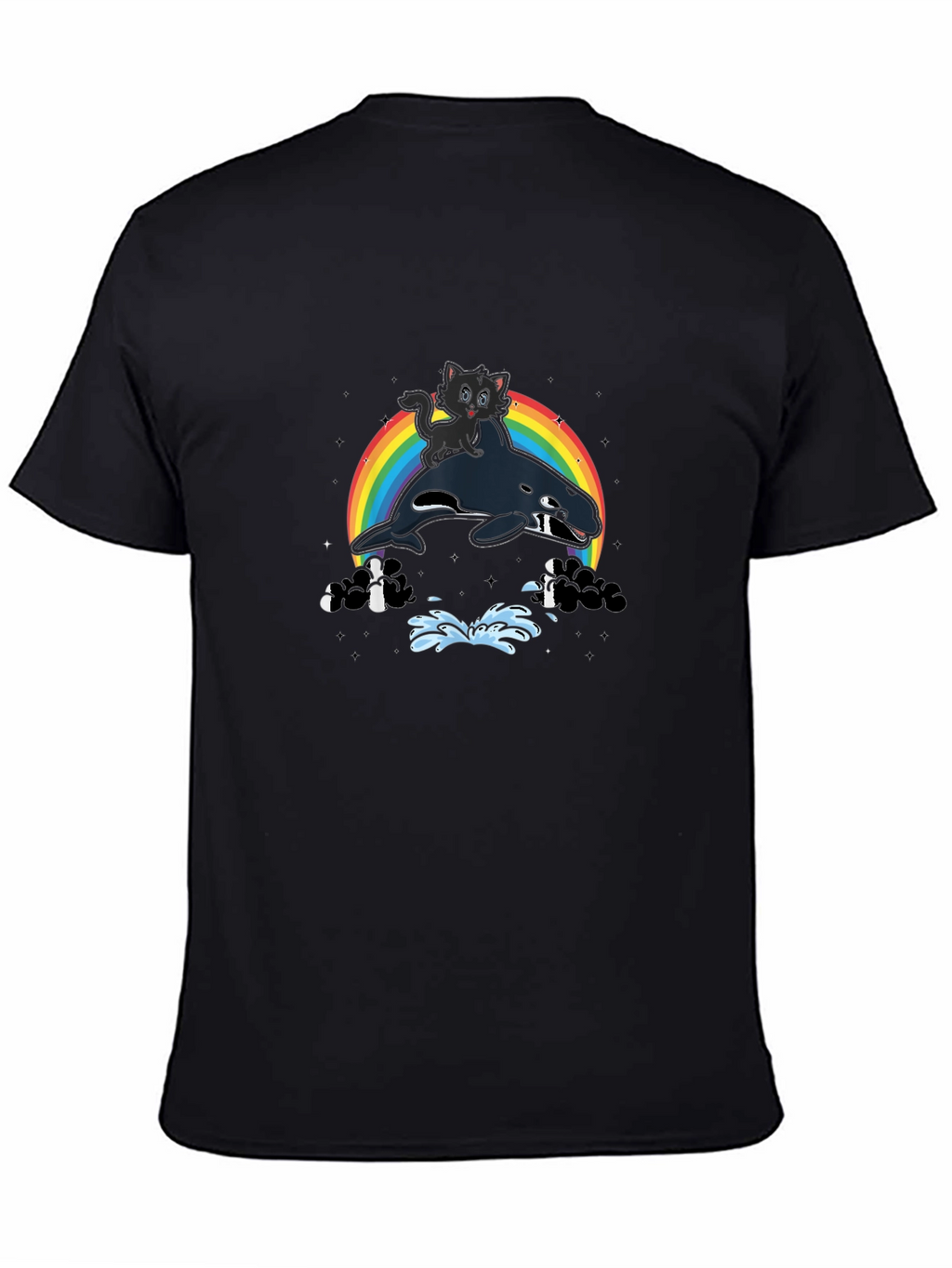 Orca Cat Rainbow T-Shirt