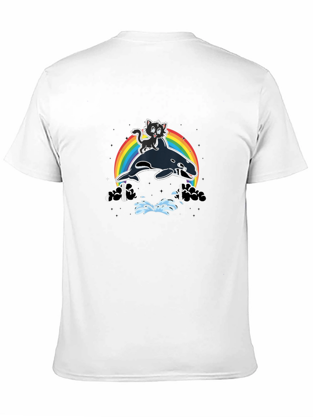 Orca Cat Rainbow T-Shirt