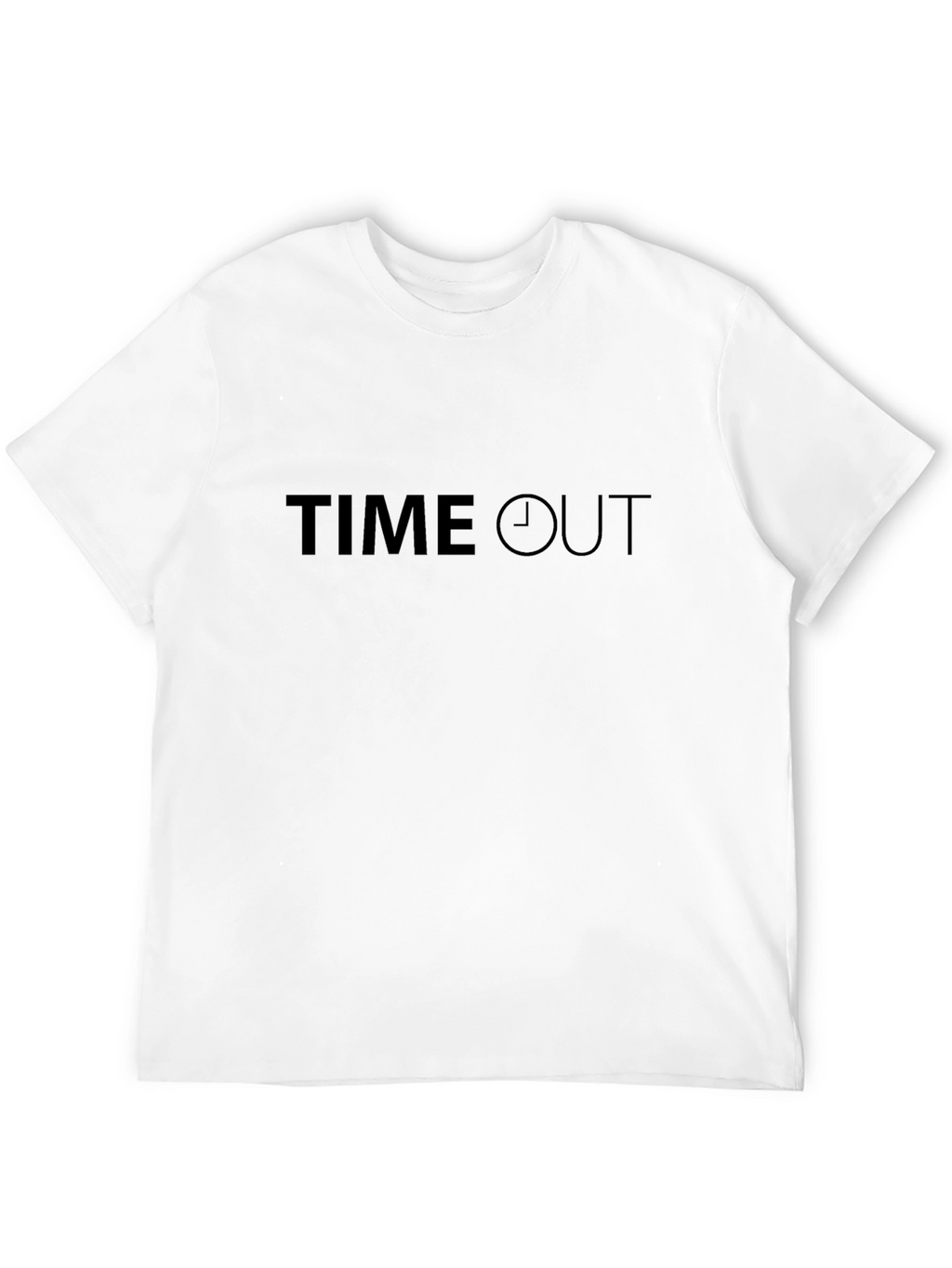 Time Out Graphic Tee - Unisex Black T-Shirt