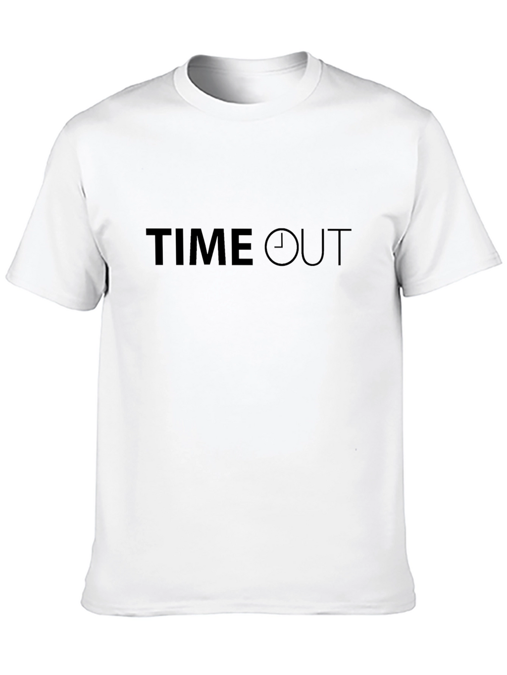 Time Out Graphic Tee - Unisex Black T-Shirt
