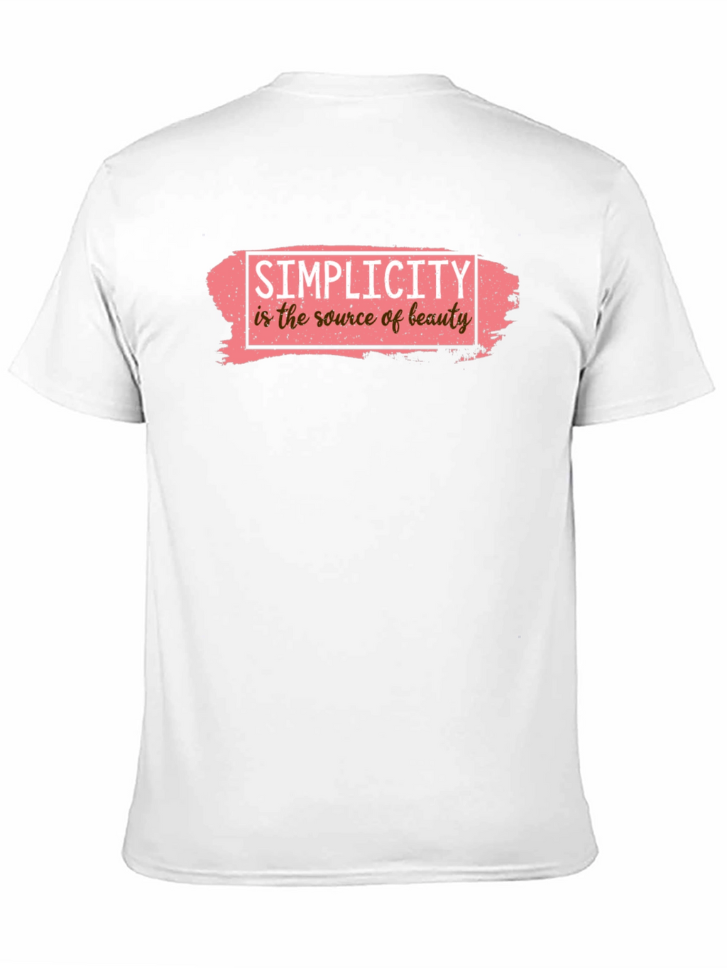 Simplicity Beauty Graphic Tee - Black