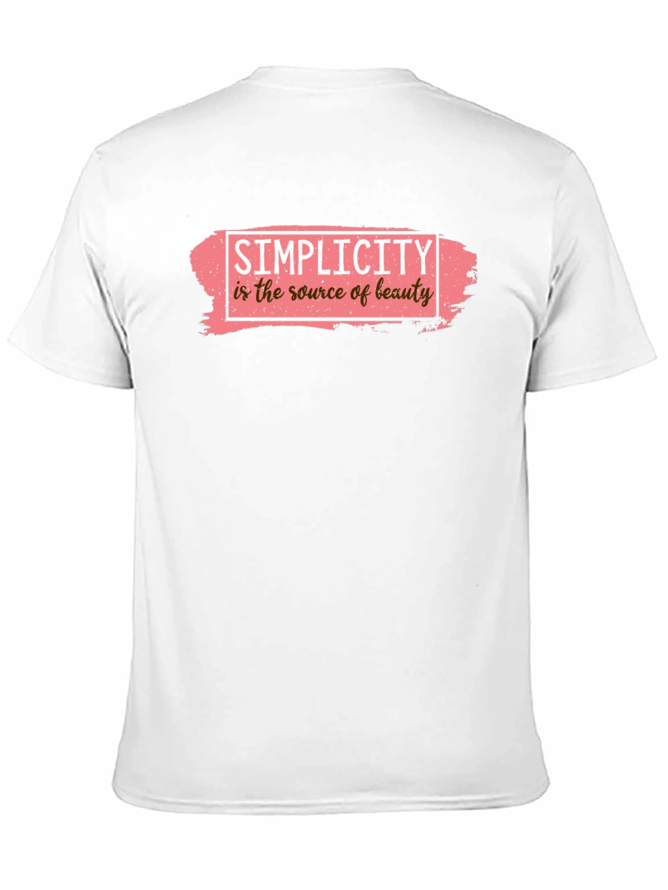 Simplicity Beauty Graphic Tee - Black
