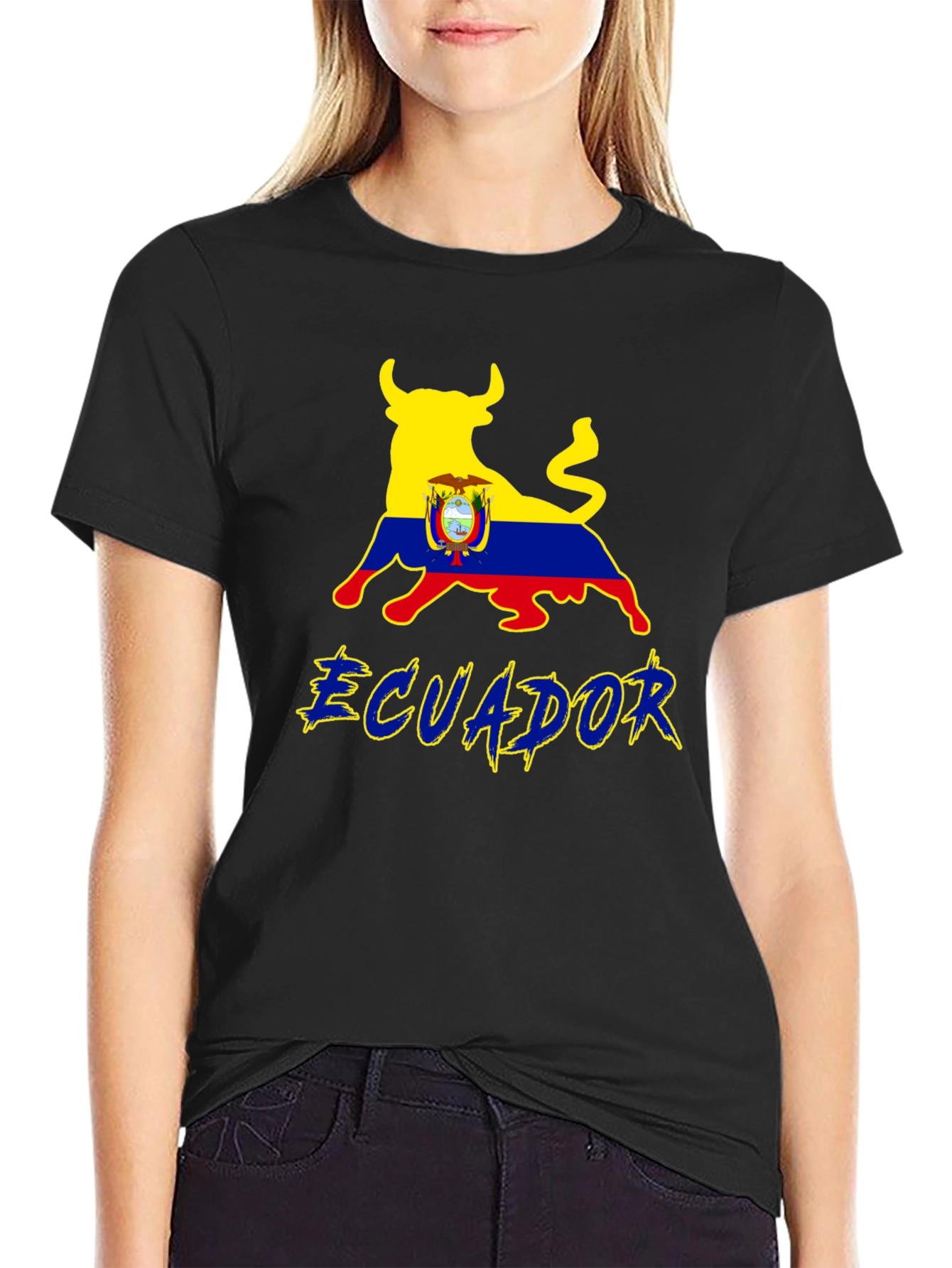 Ecuador Bull Flag T-Shirt