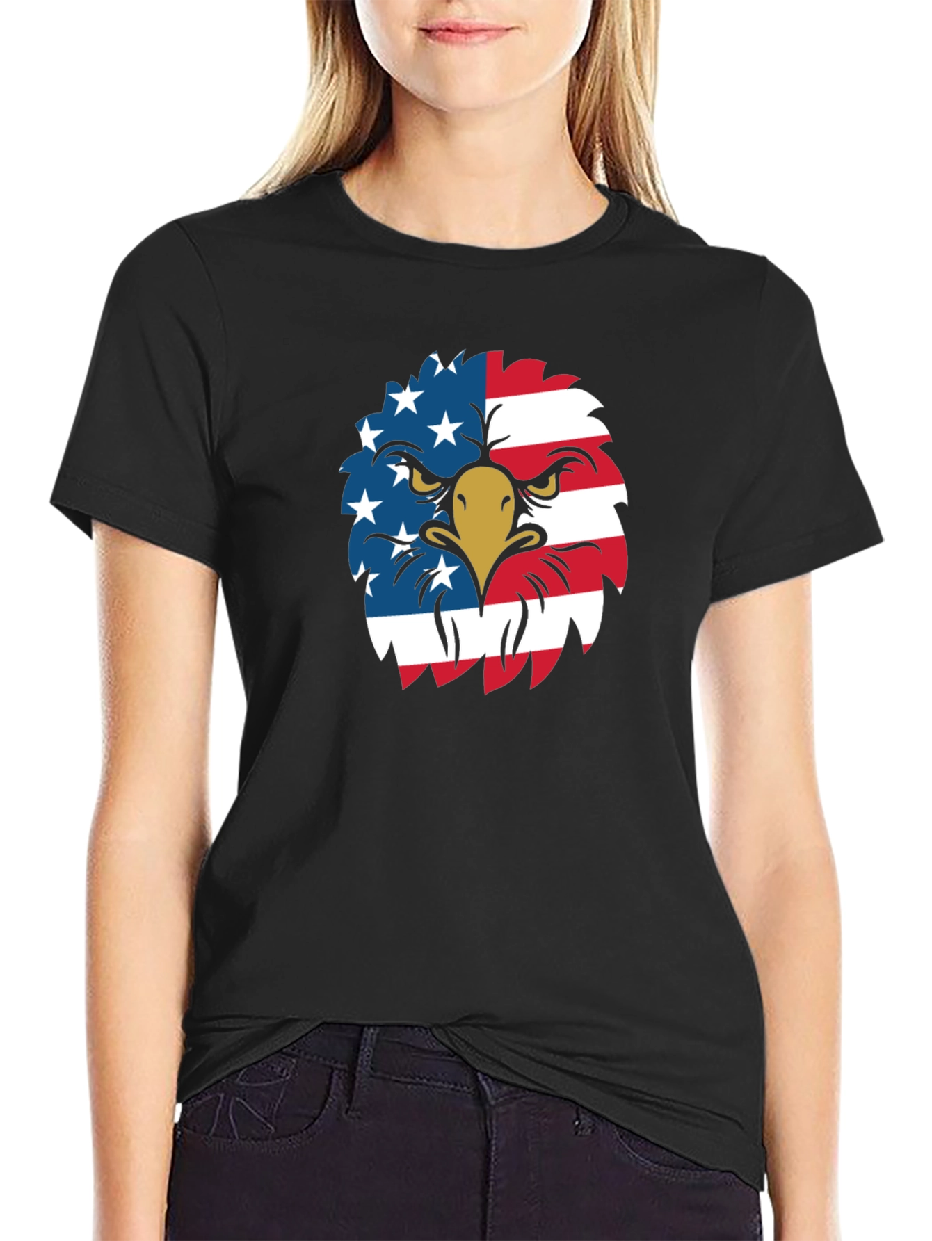 American Eagle Graphic Tee - Patriotic USA Pride