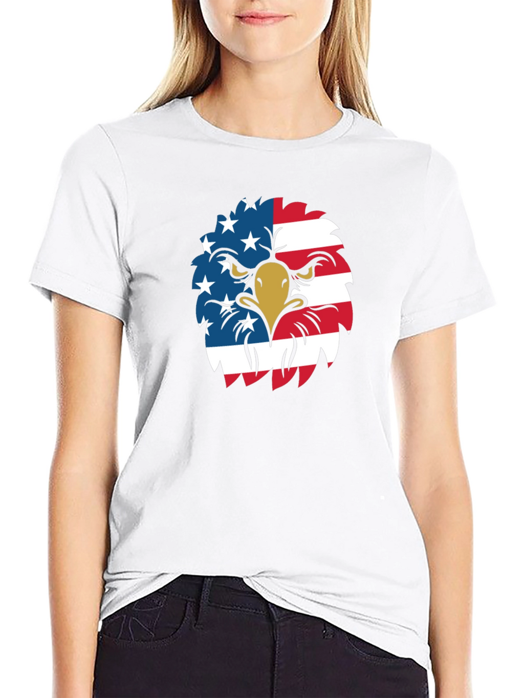 American Eagle Graphic Tee - Patriotic USA Pride