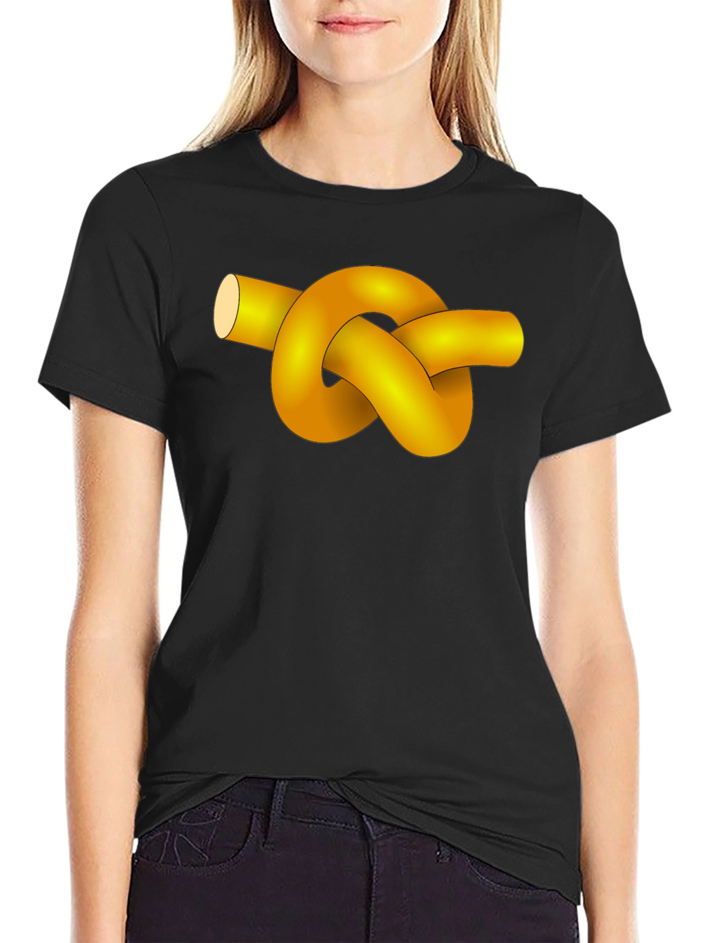 Knot Graphic Black T-Shirt