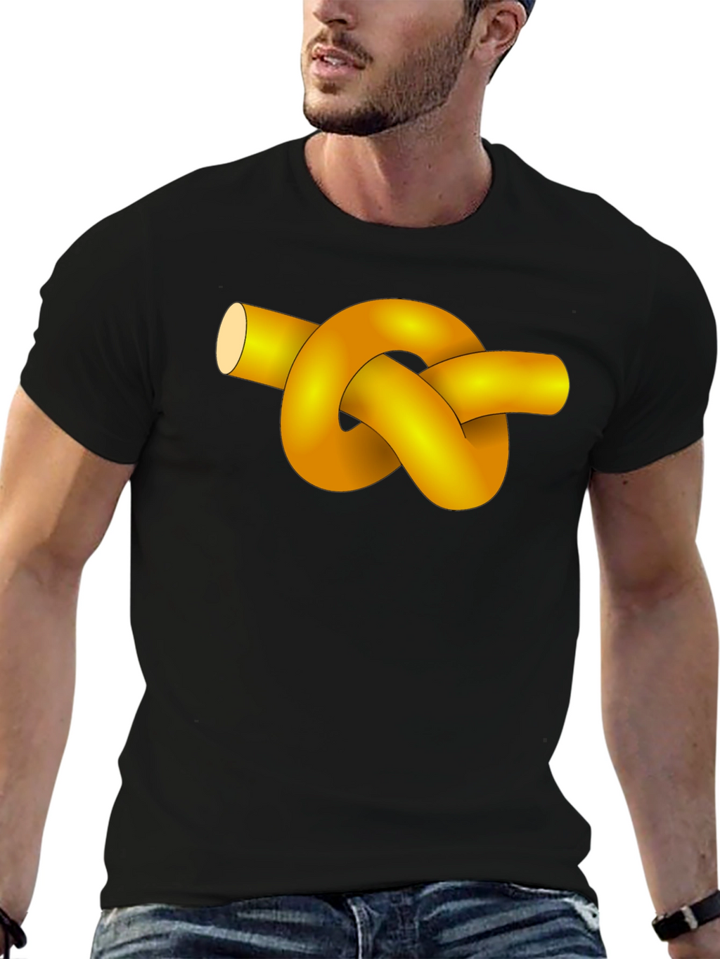 Knot Graphic Black T-Shirt