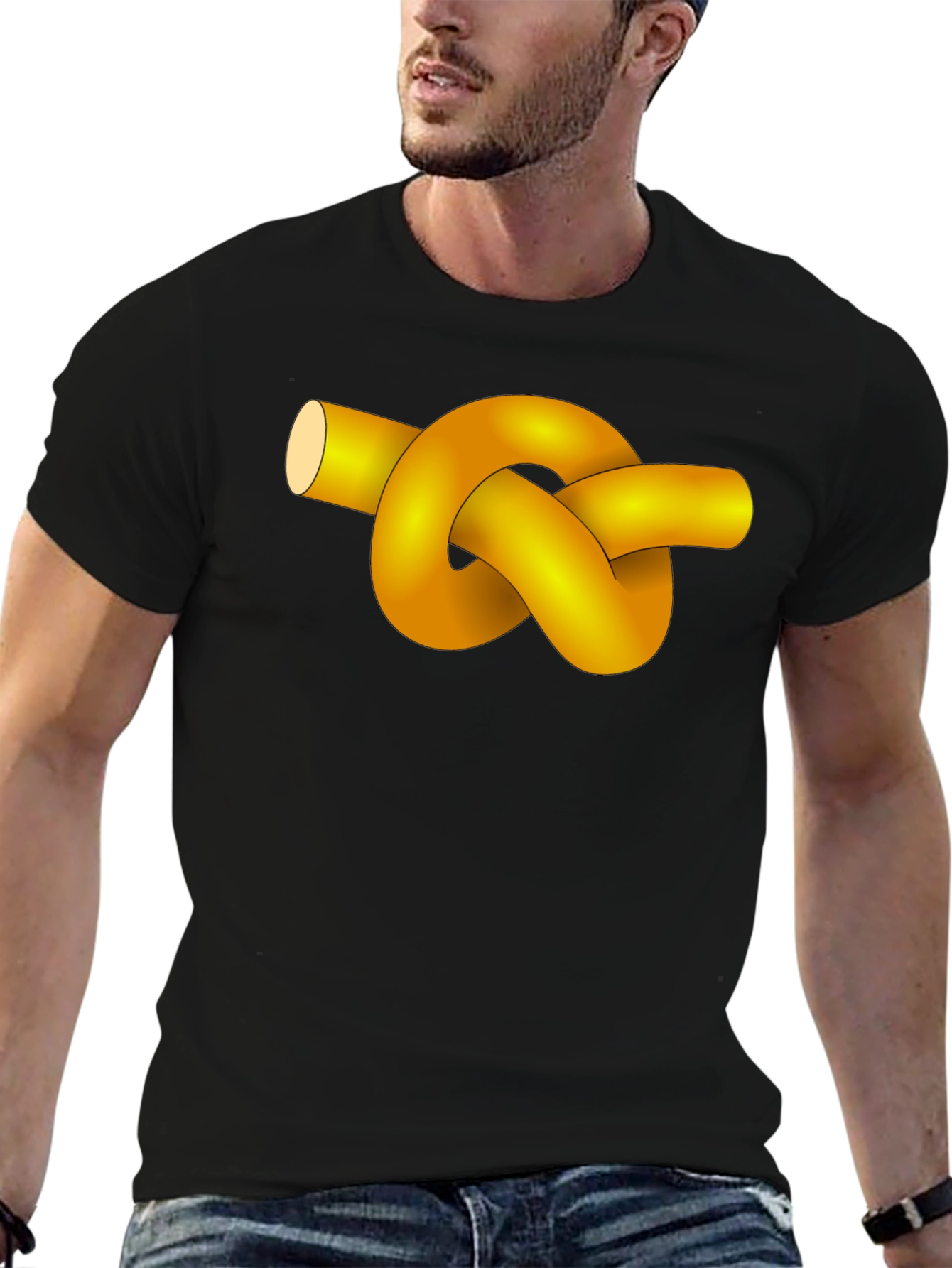 Knot Graphic Black T-Shirt