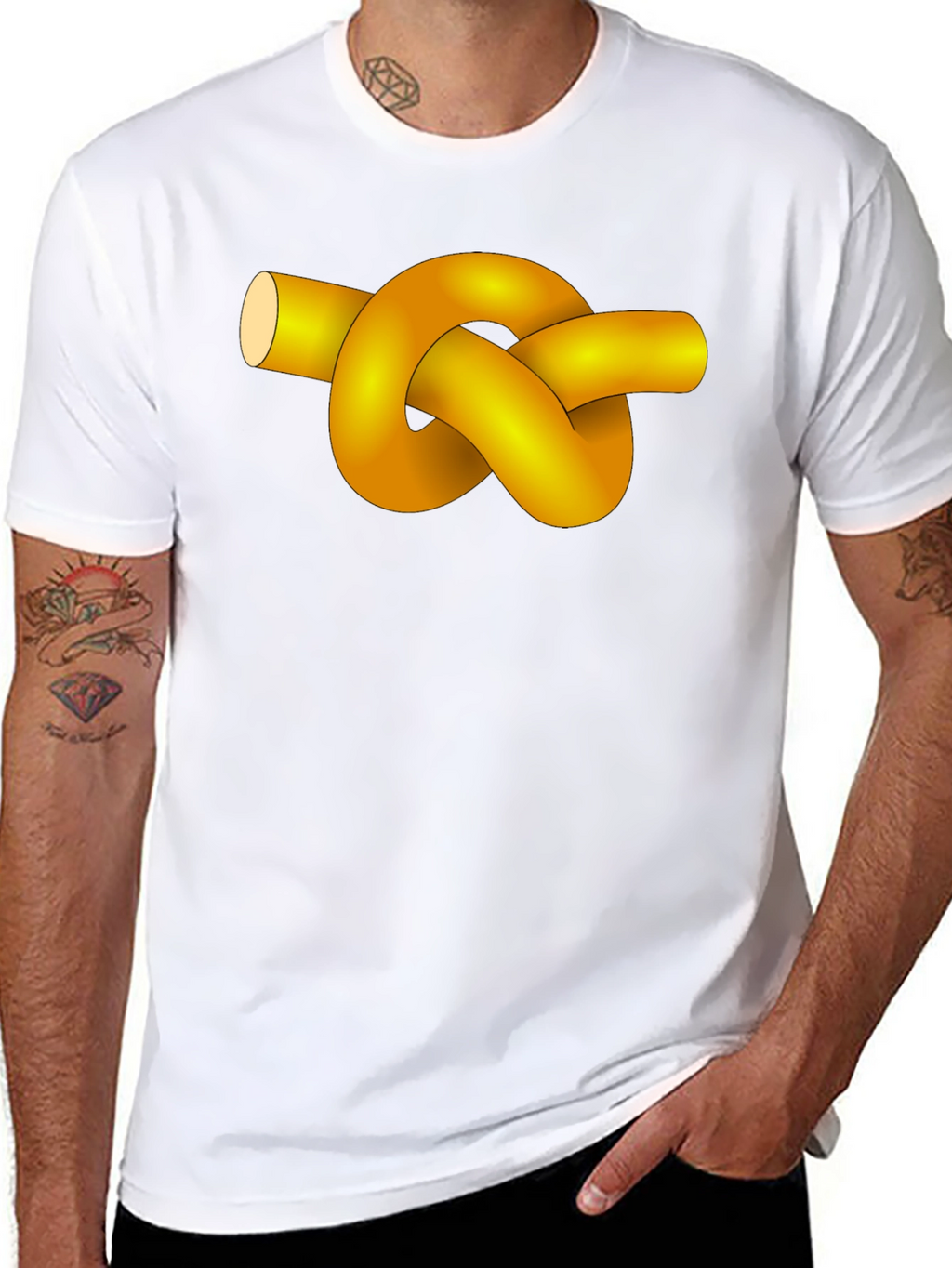 Knot Graphic Black T-Shirt