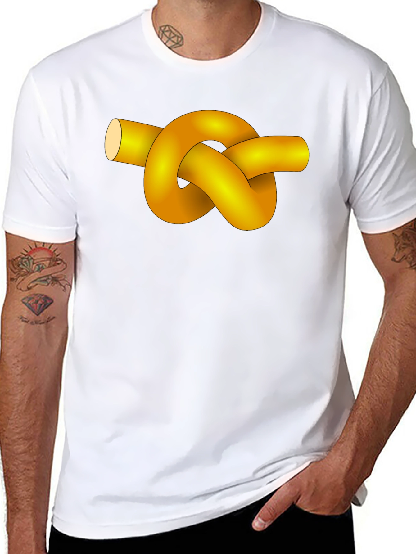 Knot Graphic Black T-Shirt