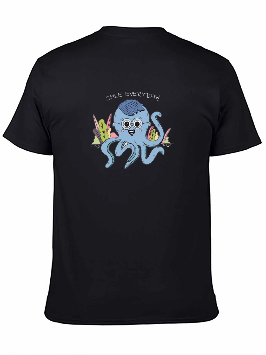 Smile Everyday Octopus Graphic Tee - Unisex
