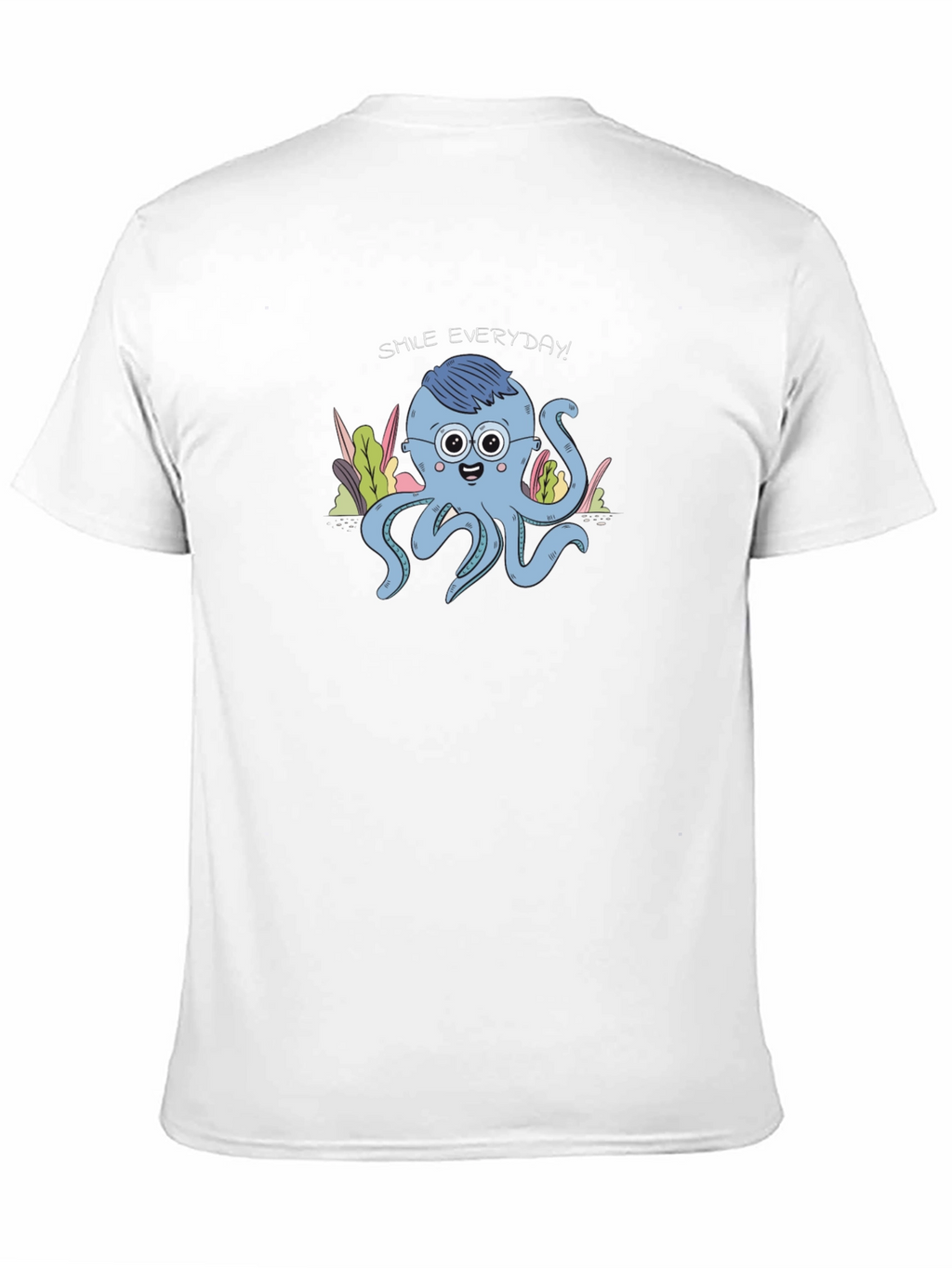 Smile Everyday Octopus Graphic Tee - Unisex