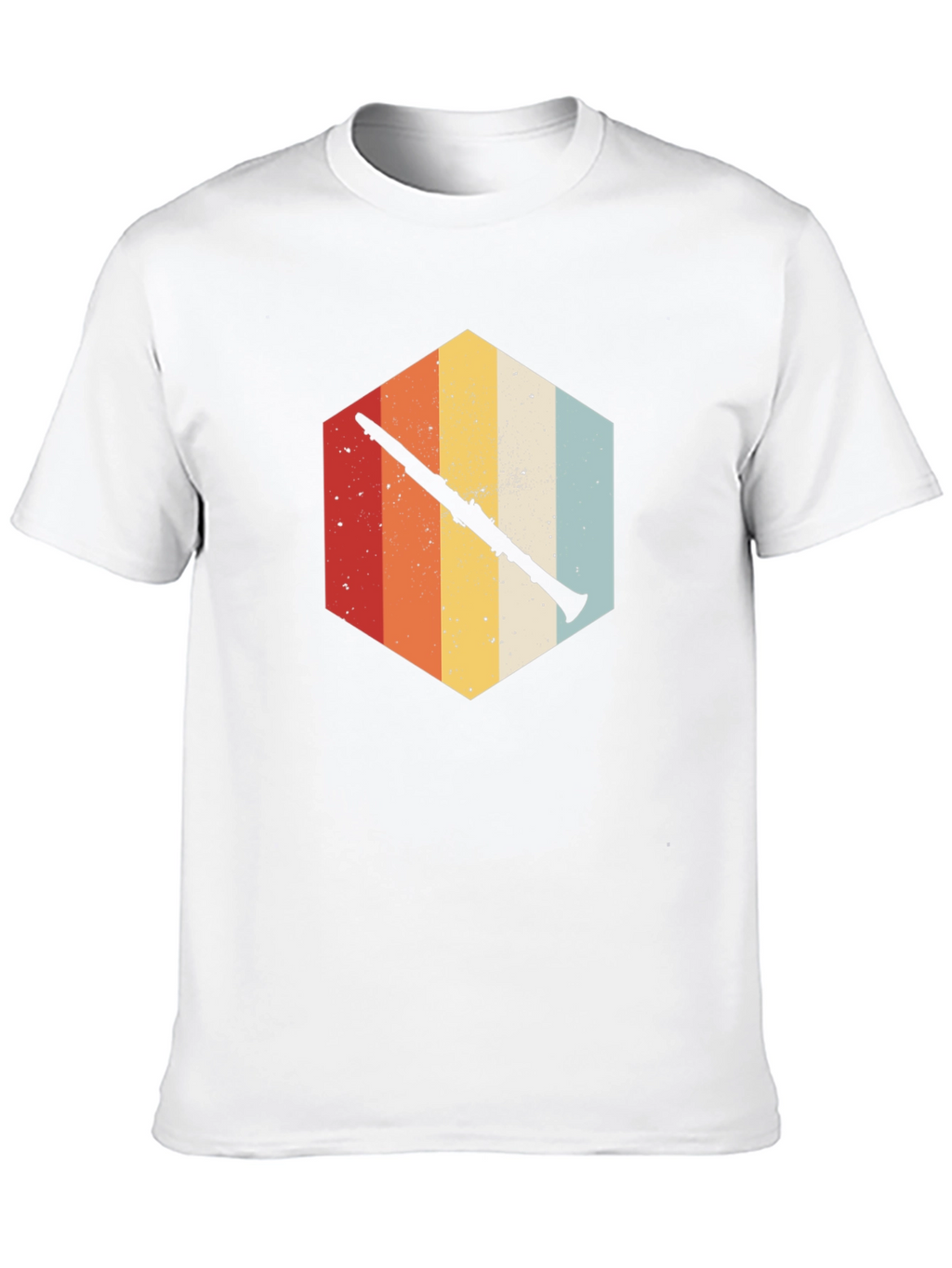Retro Clarinet T-Shirt - Musical Instrument Tee