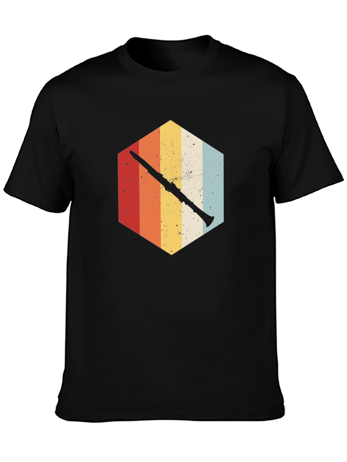 Retro Clarinet T-Shirt - Musical Instrument Tee