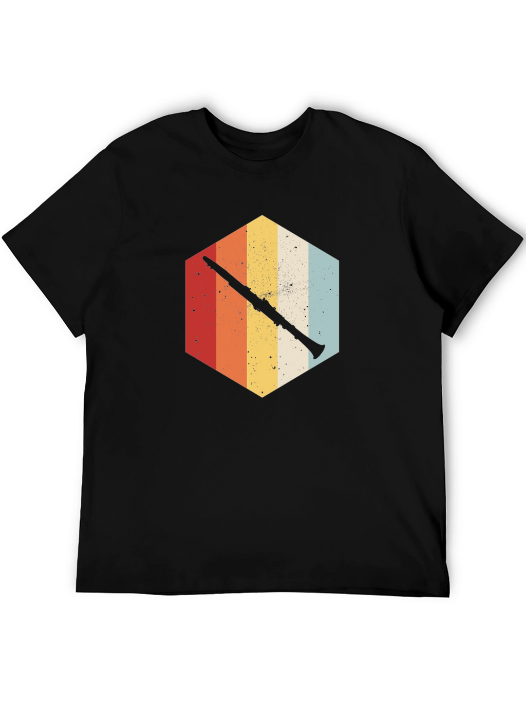 Retro Clarinet T-Shirt - Musical Instrument Tee