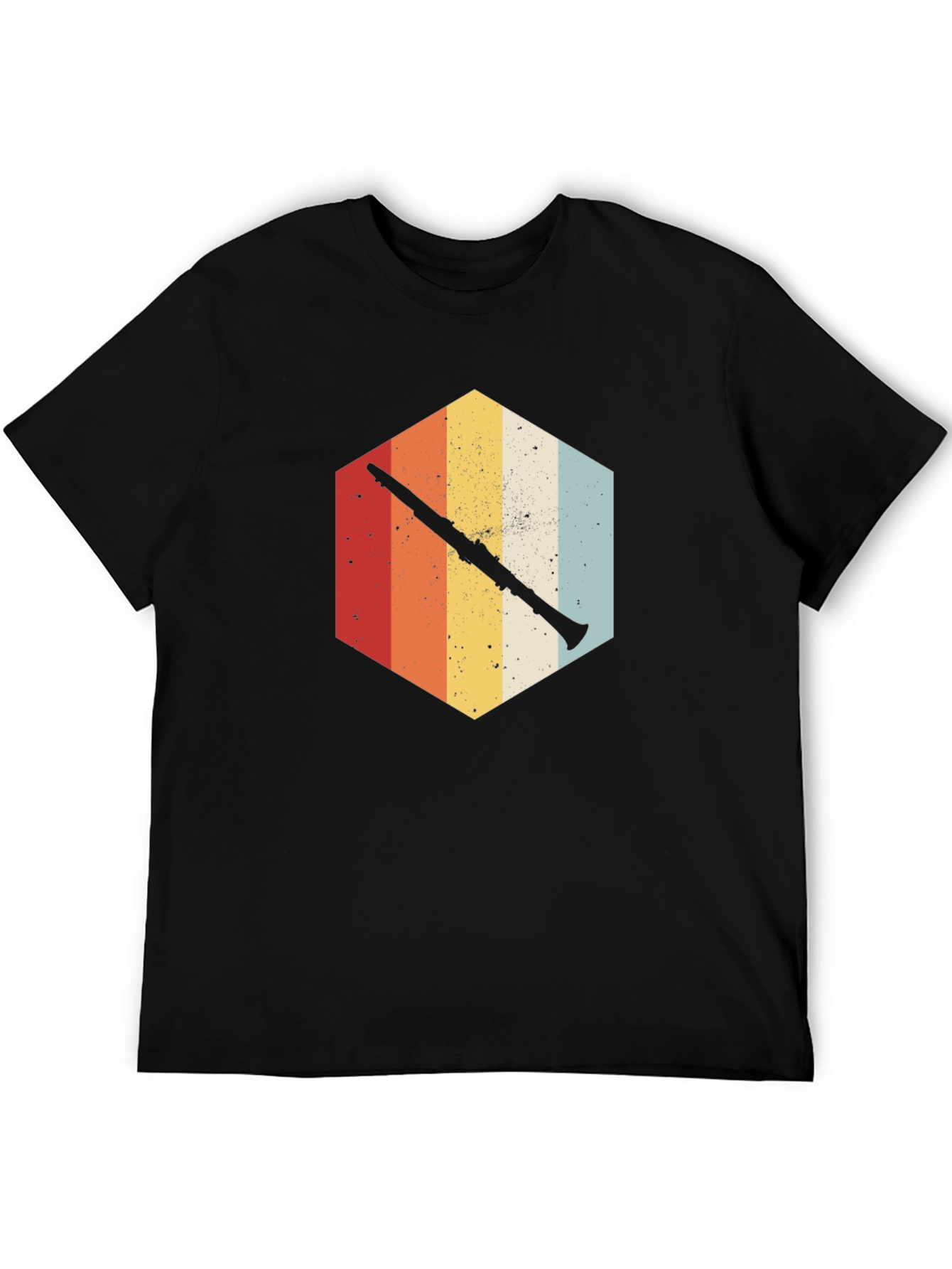 Retro Clarinet T-Shirt - Musical Instrument Tee