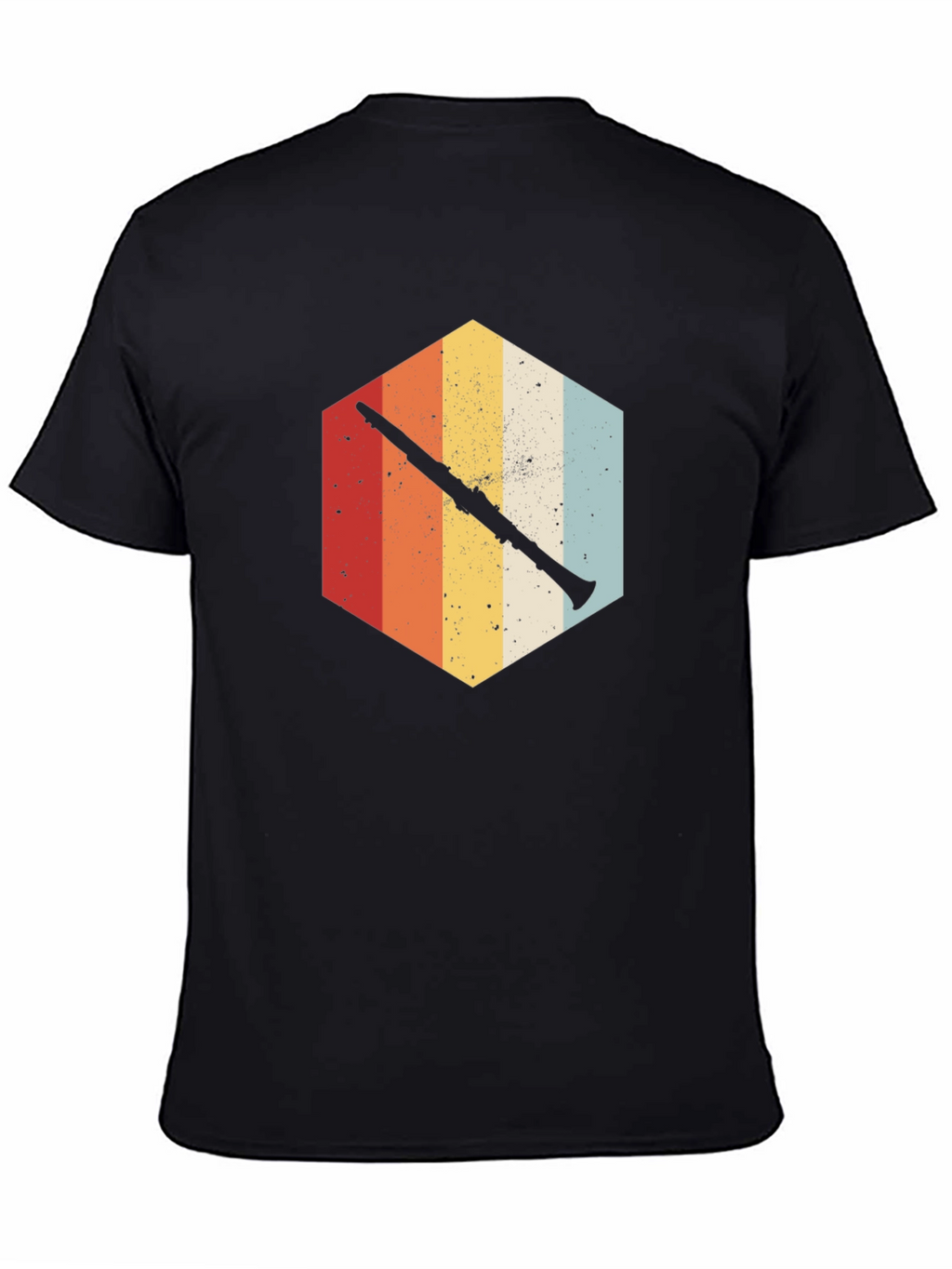 Retro Clarinet T-Shirt - Musical Instrument Tee