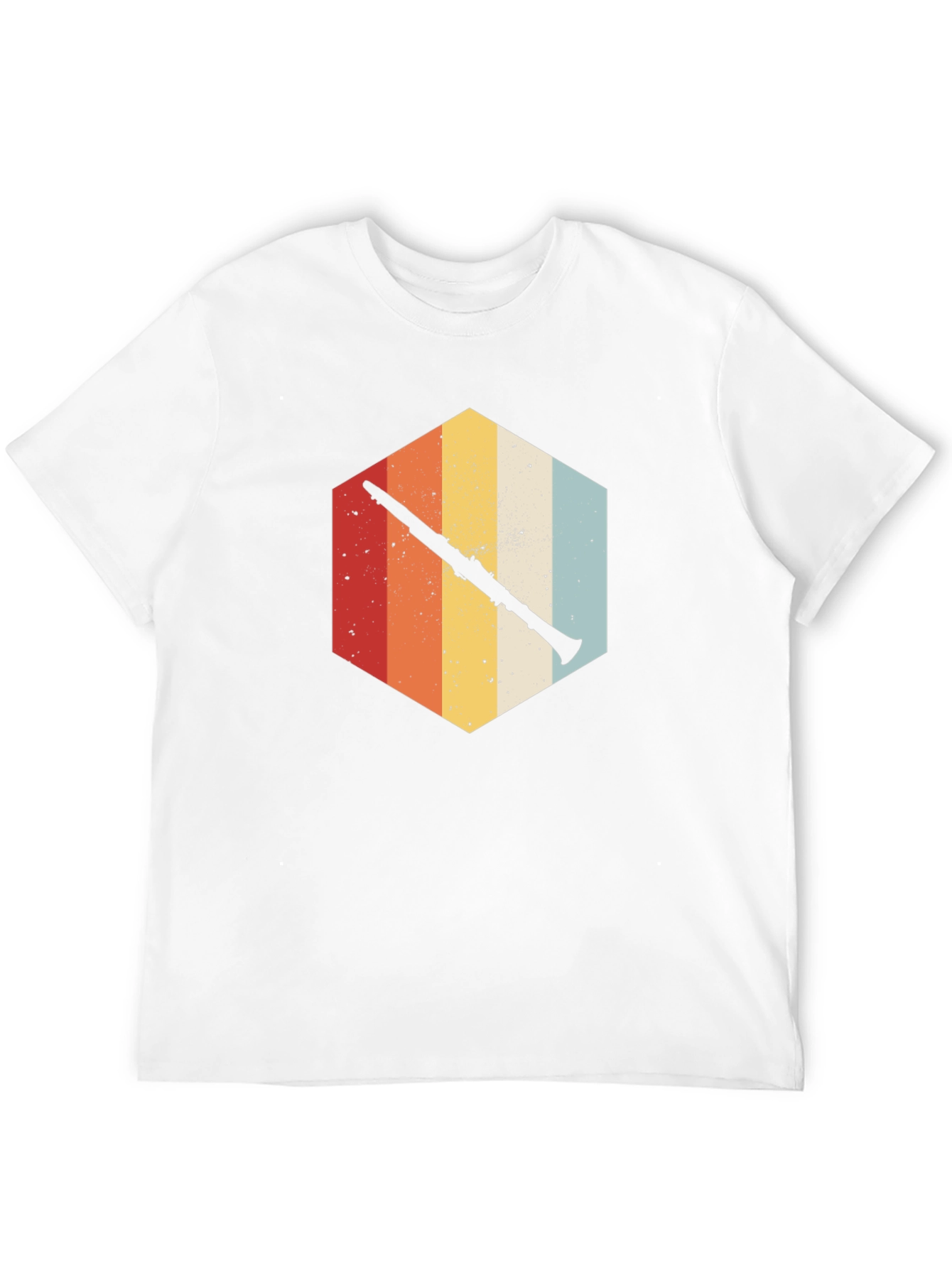 Retro Clarinet T-Shirt - Musical Instrument Tee