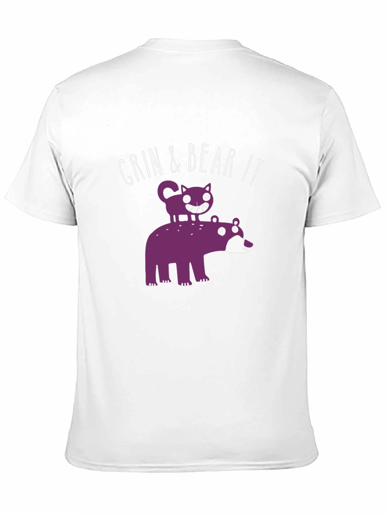 Grin & Bear It Funny Graphic T-Shirt