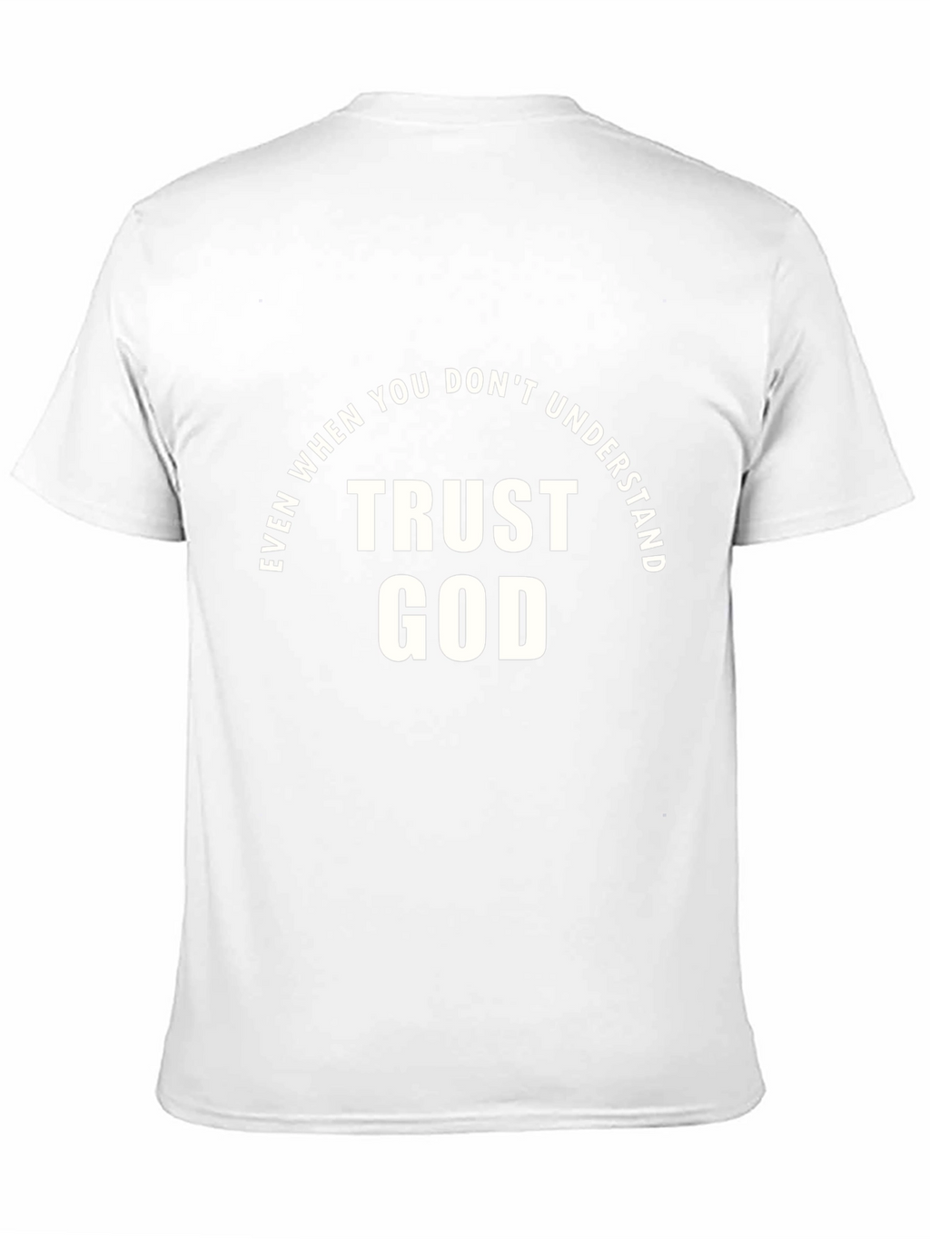 Trust God Graphic Tee - Faith Inspired Black T-Shirt