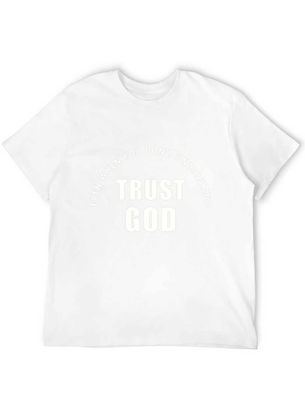 Trust God Graphic Tee - Faith Inspired Black T-Shirt