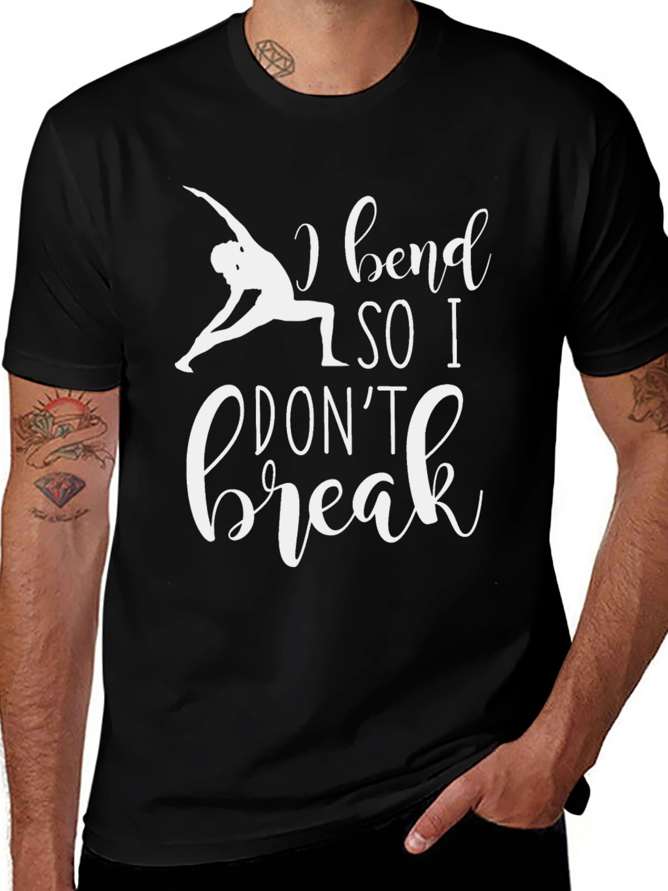 I Bend So I Dont Break Graphic Tee