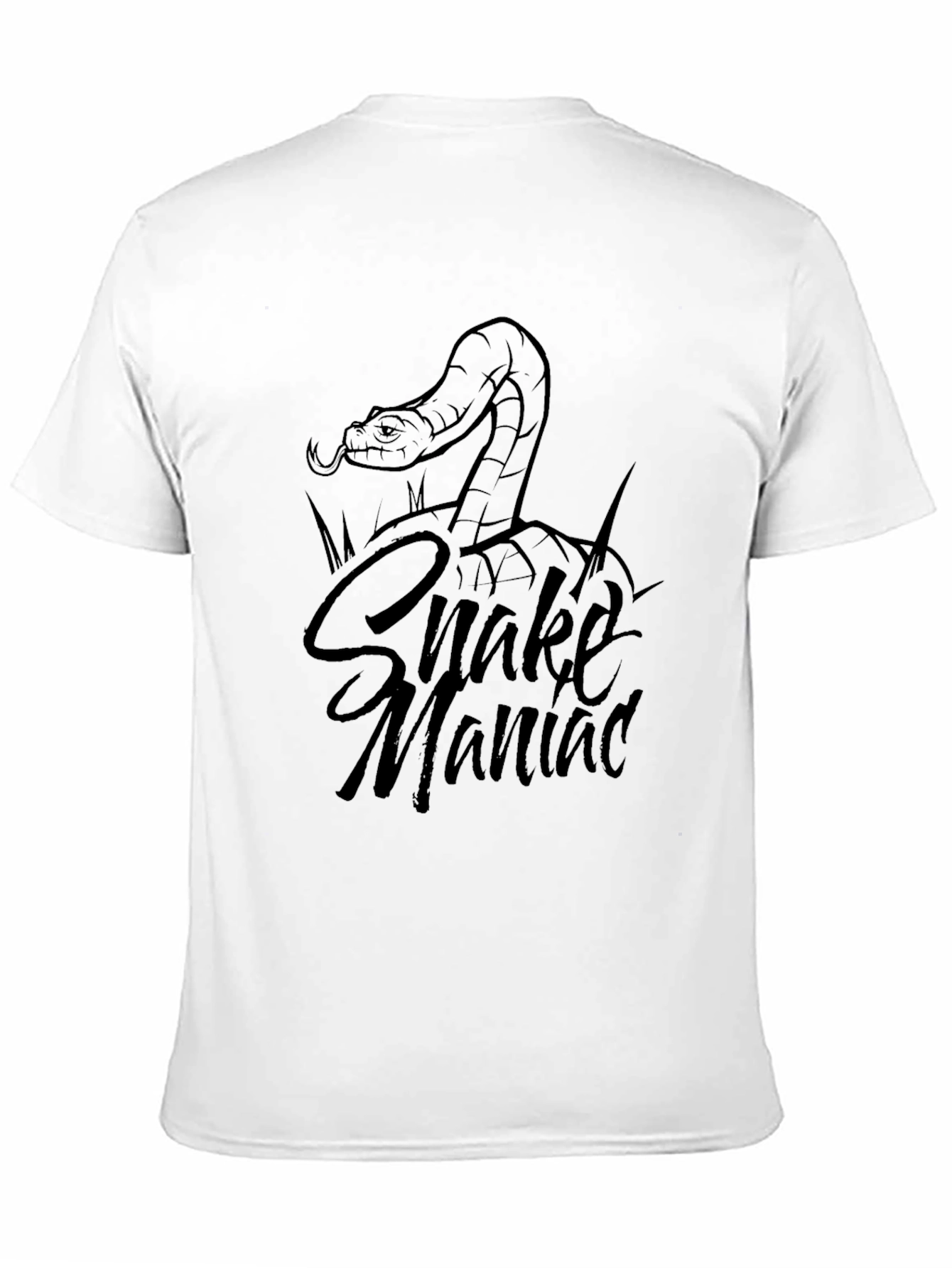 Snake Maniac Graphic T-Shirt - Premium Cotton Tee