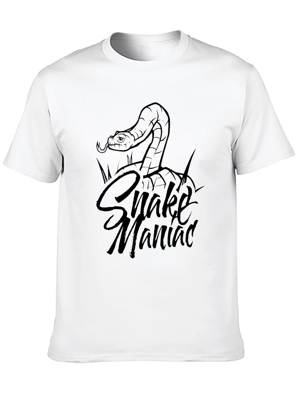 Snake Maniac Graphic T-Shirt - Premium Cotton Tee