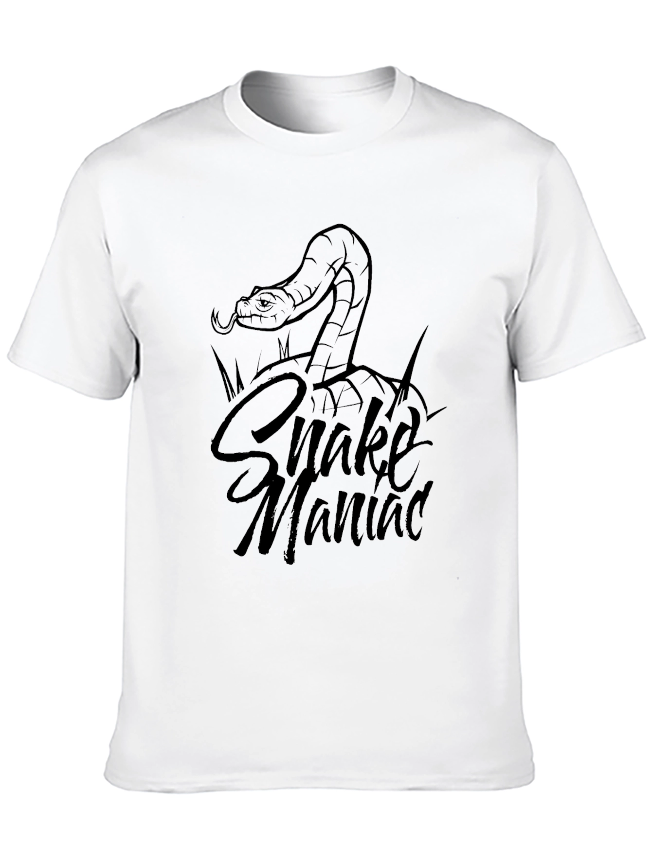 Snake Maniac Graphic T-Shirt - Premium Cotton Tee