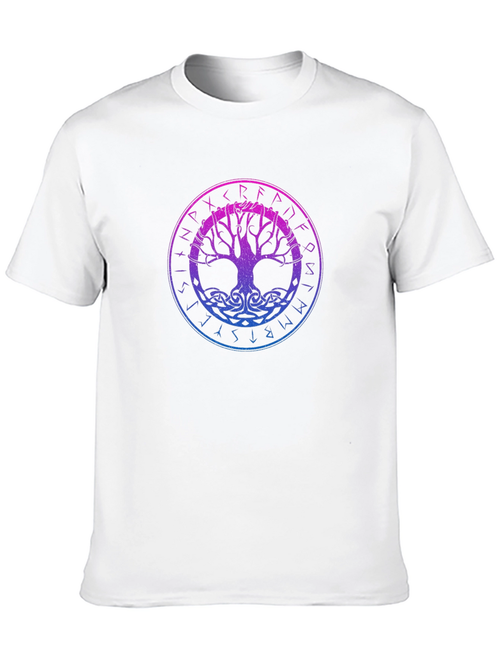 Yggdrasil Tree of Life T-Shirt - Viking Runes