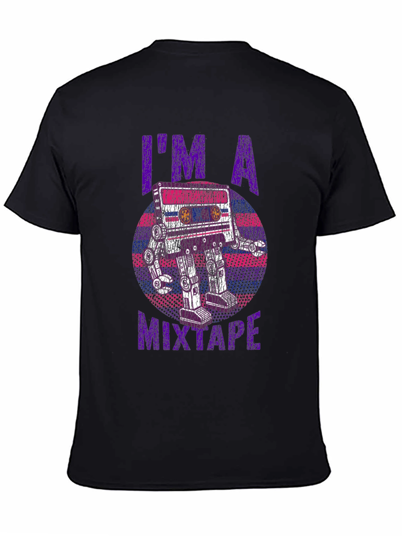 Im a Mixtape T-Shirt - Retro Cassette Robot Graphic Tee