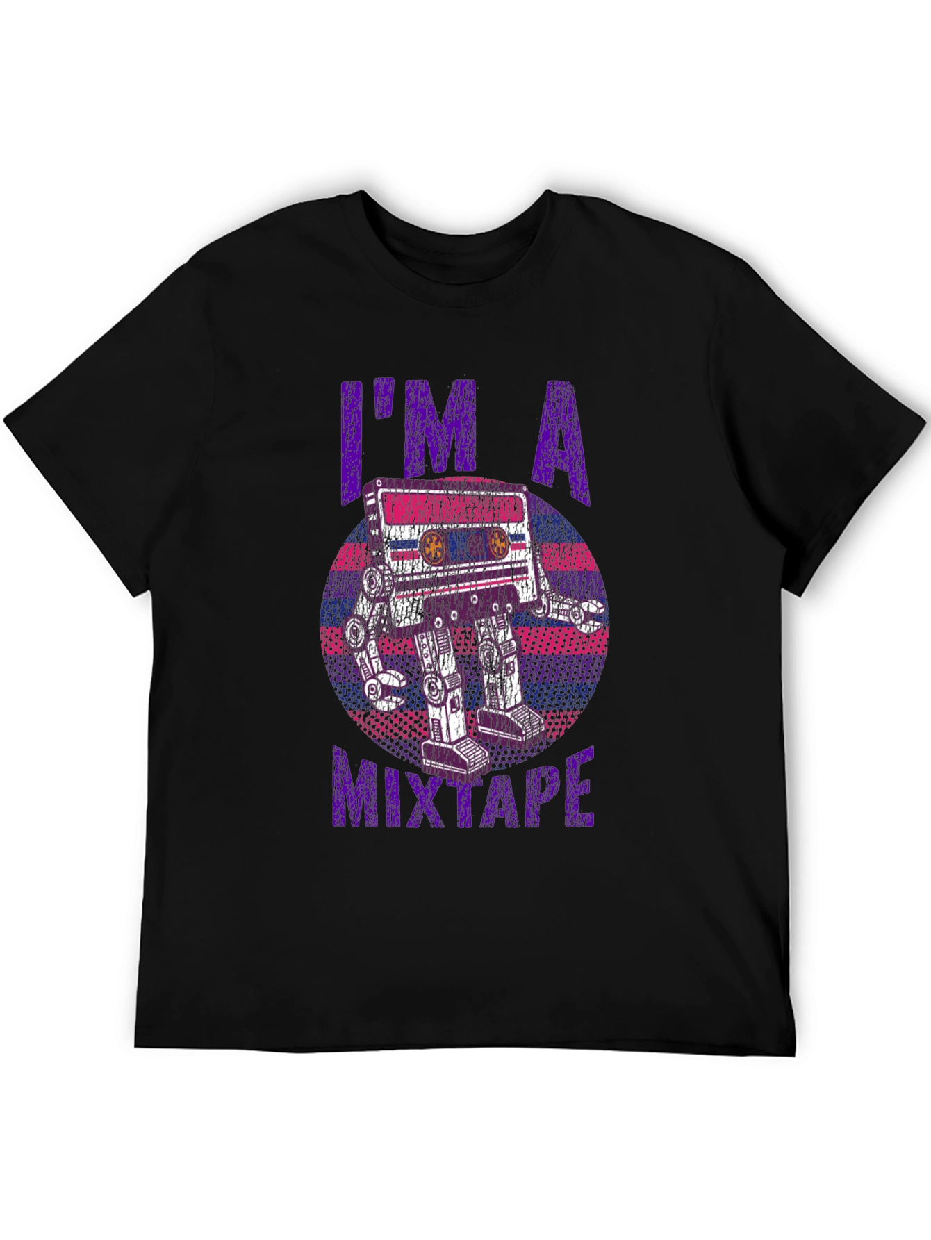 Im a Mixtape T-Shirt - Retro Cassette Robot Graphic Tee