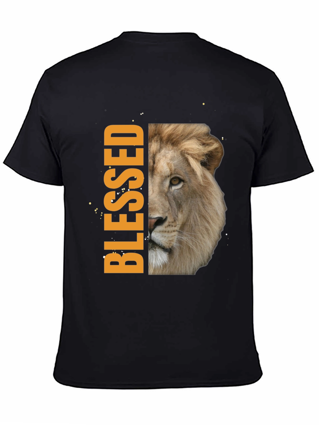 Blessed Lion Graphic Tee - Stylish & Inspiring Mens T-Shirt