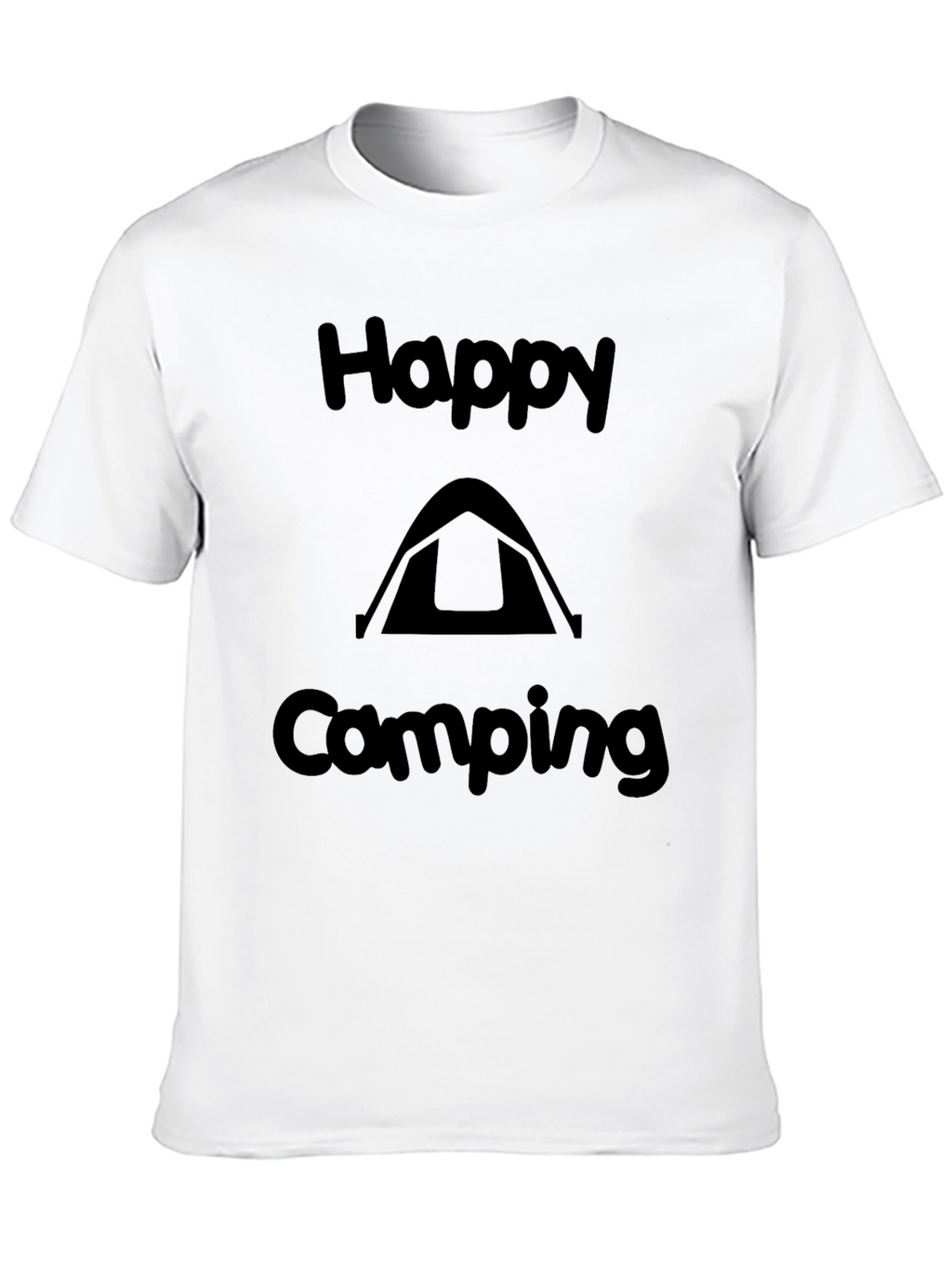 Happy Camping Graphic Tee - Adventure Ready T-Shirt