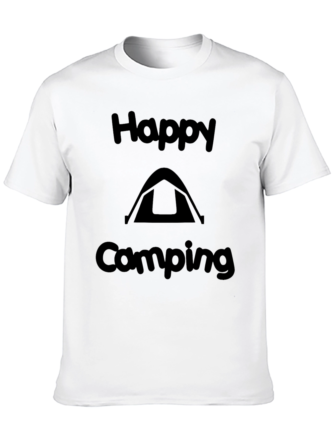 Happy Camping Graphic Tee - Adventure Ready T-Shirt