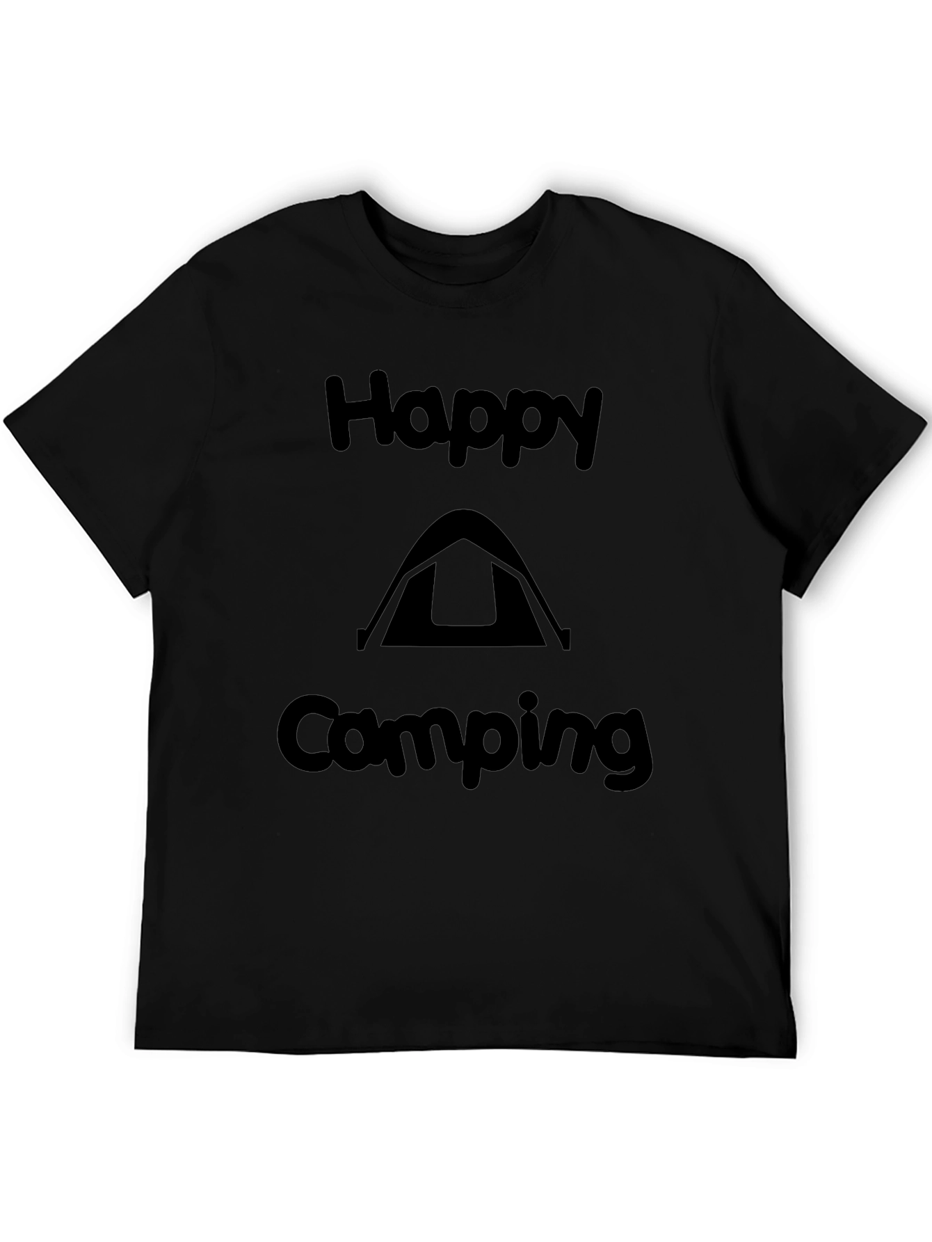 Happy Camping Graphic Tee - Adventure Ready T-Shirt