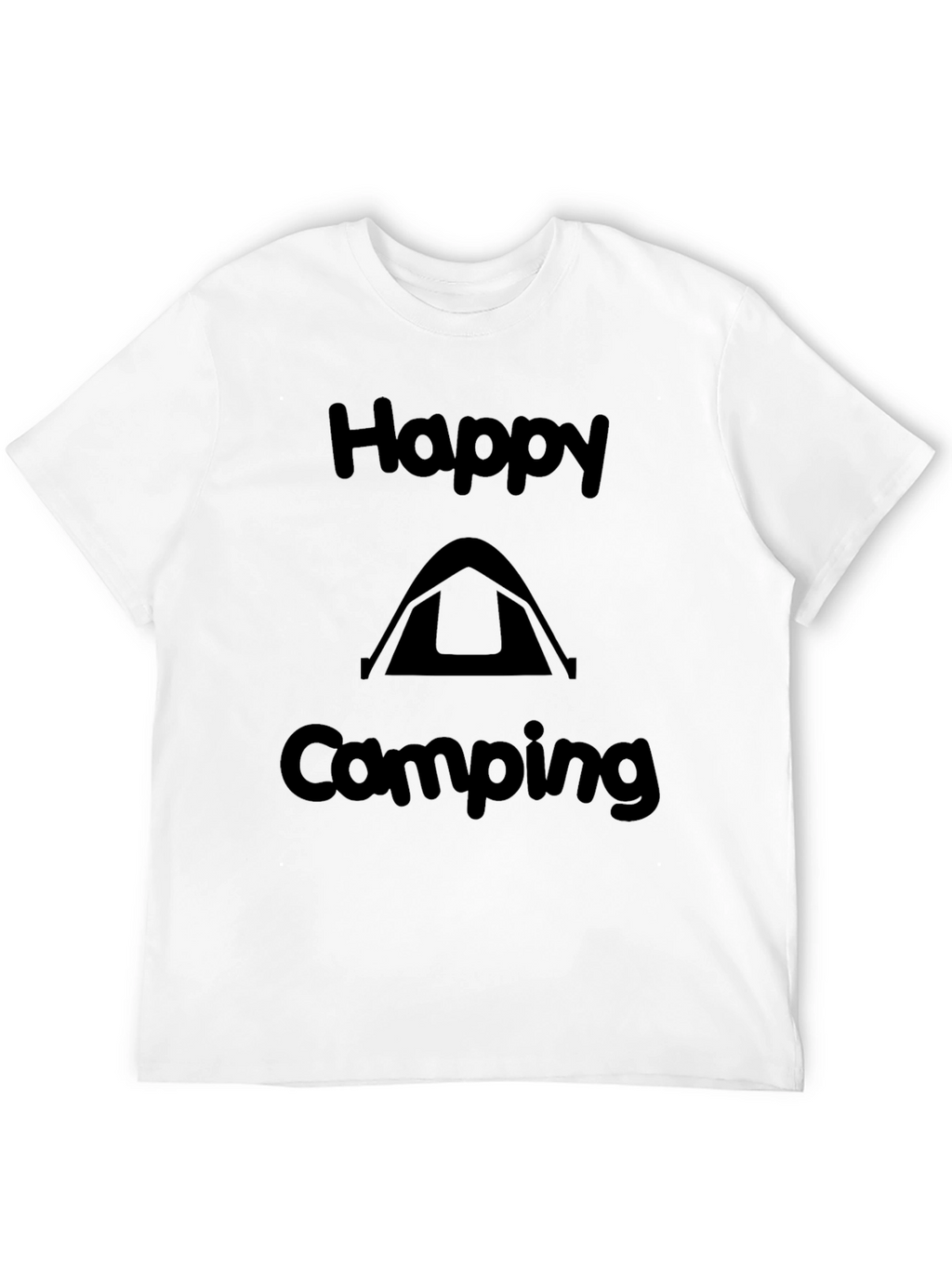 Happy Camping Graphic Tee - Adventure Ready T-Shirt