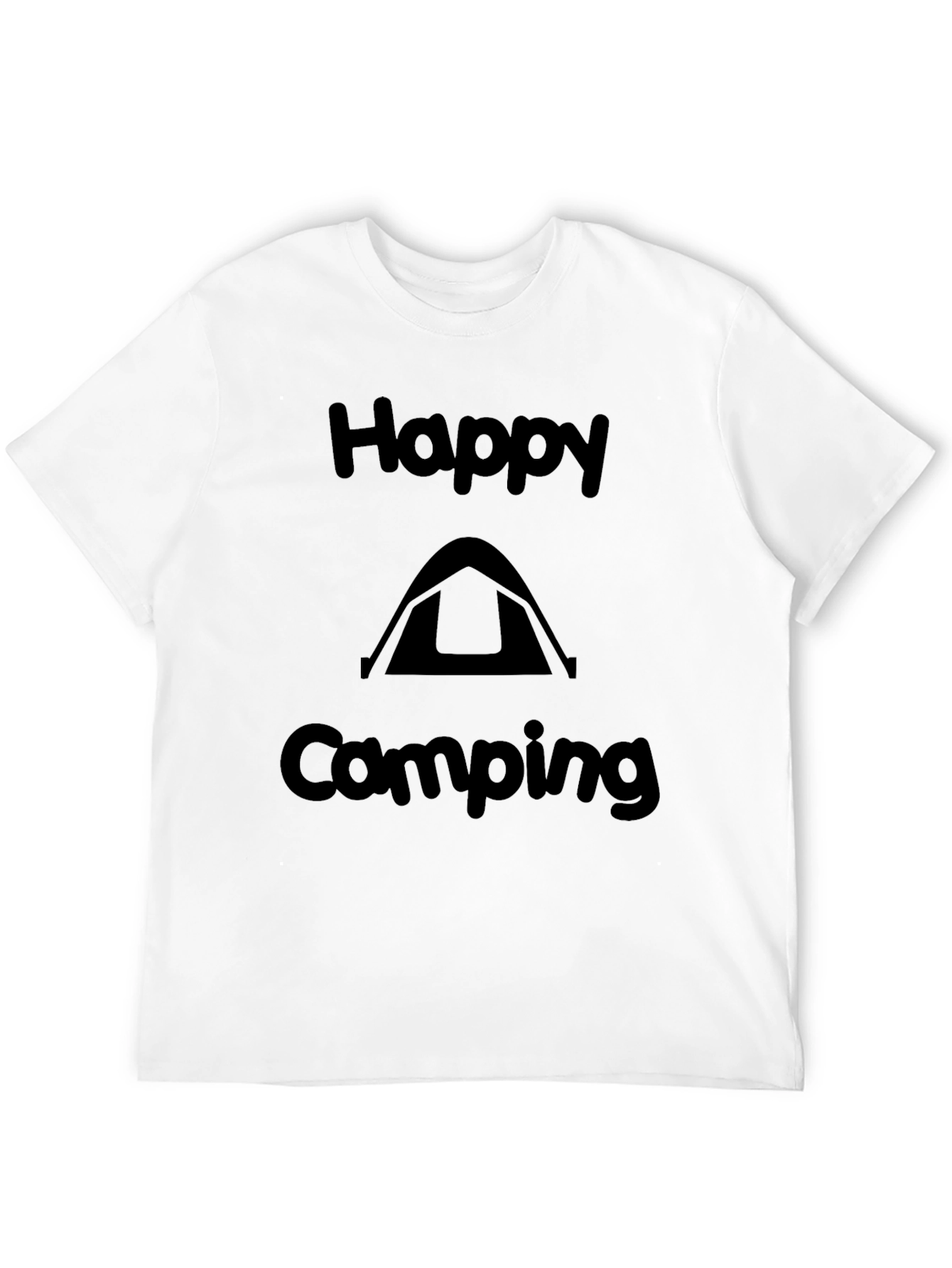 Happy Camping Graphic Tee - Adventure Ready T-Shirt