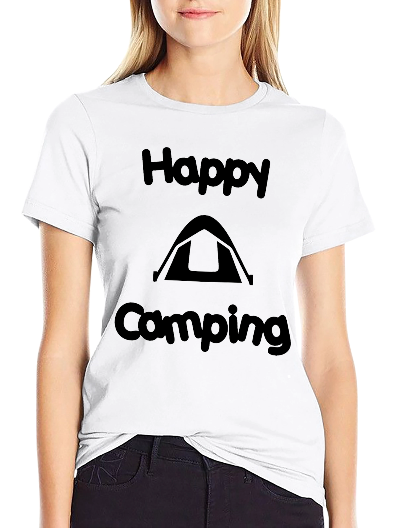 Happy Camping Graphic Tee - Adventure Ready T-Shirt