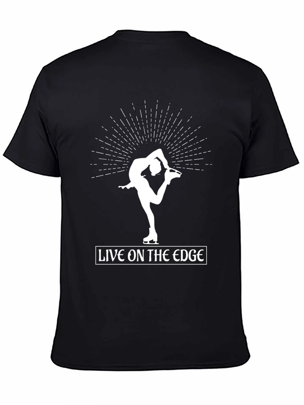 Live on the Edge Figure Skating T-Shirt