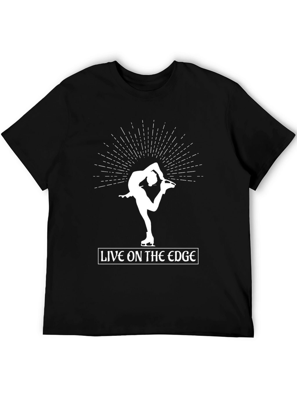 Live on the Edge Figure Skating T-Shirt