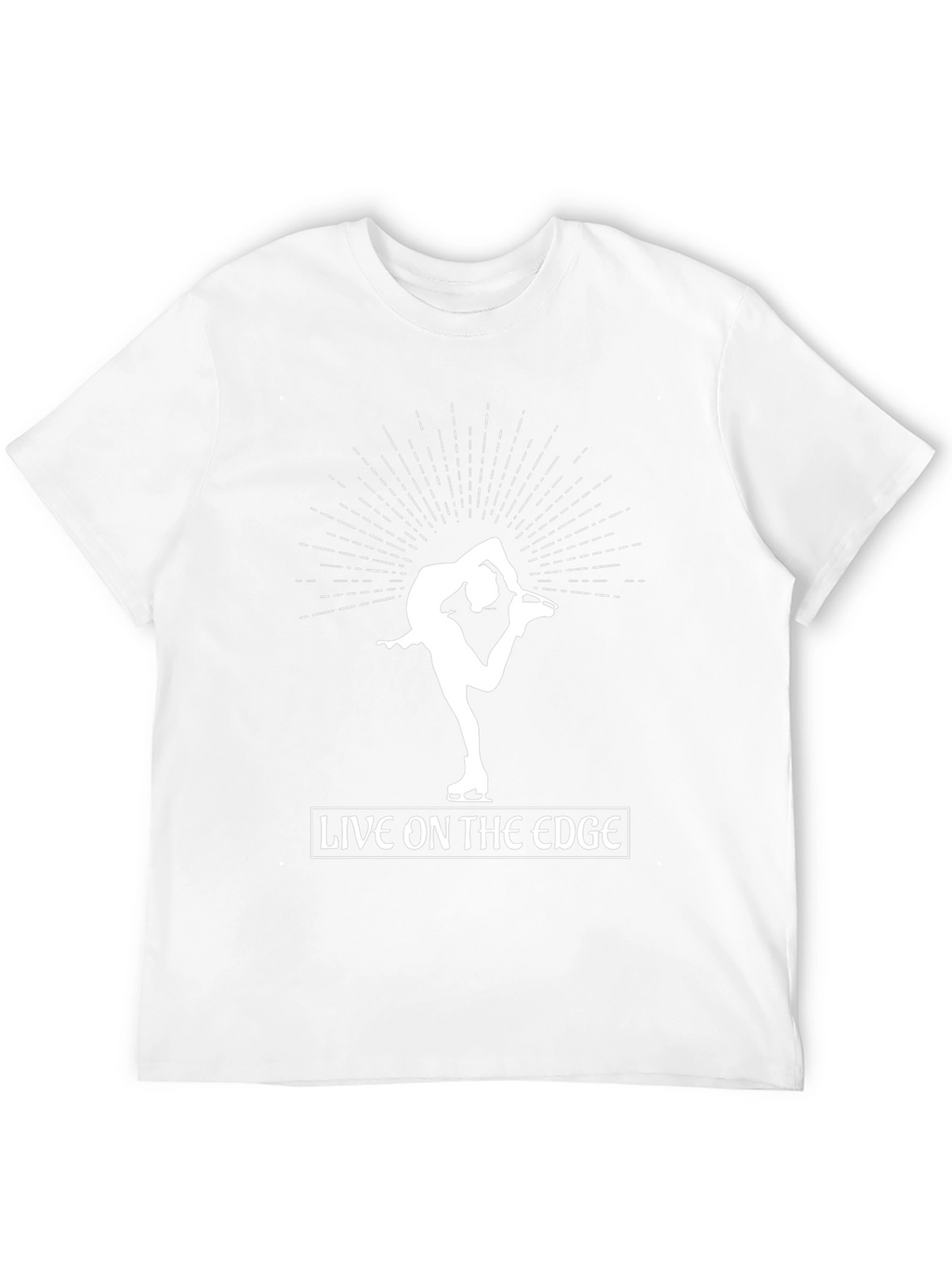 Live on the Edge Figure Skating T-Shirt