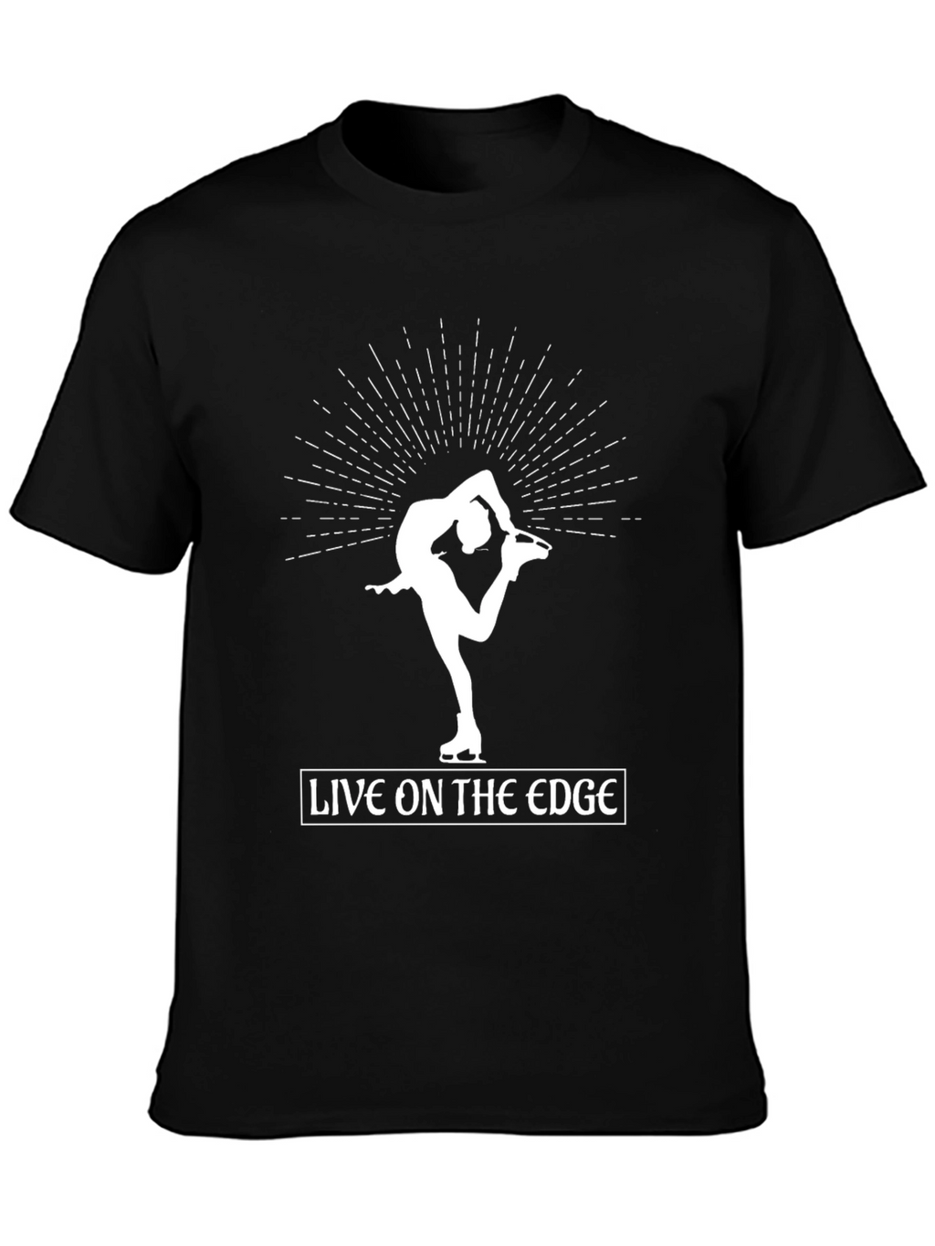 Live on the Edge Figure Skating T-Shirt