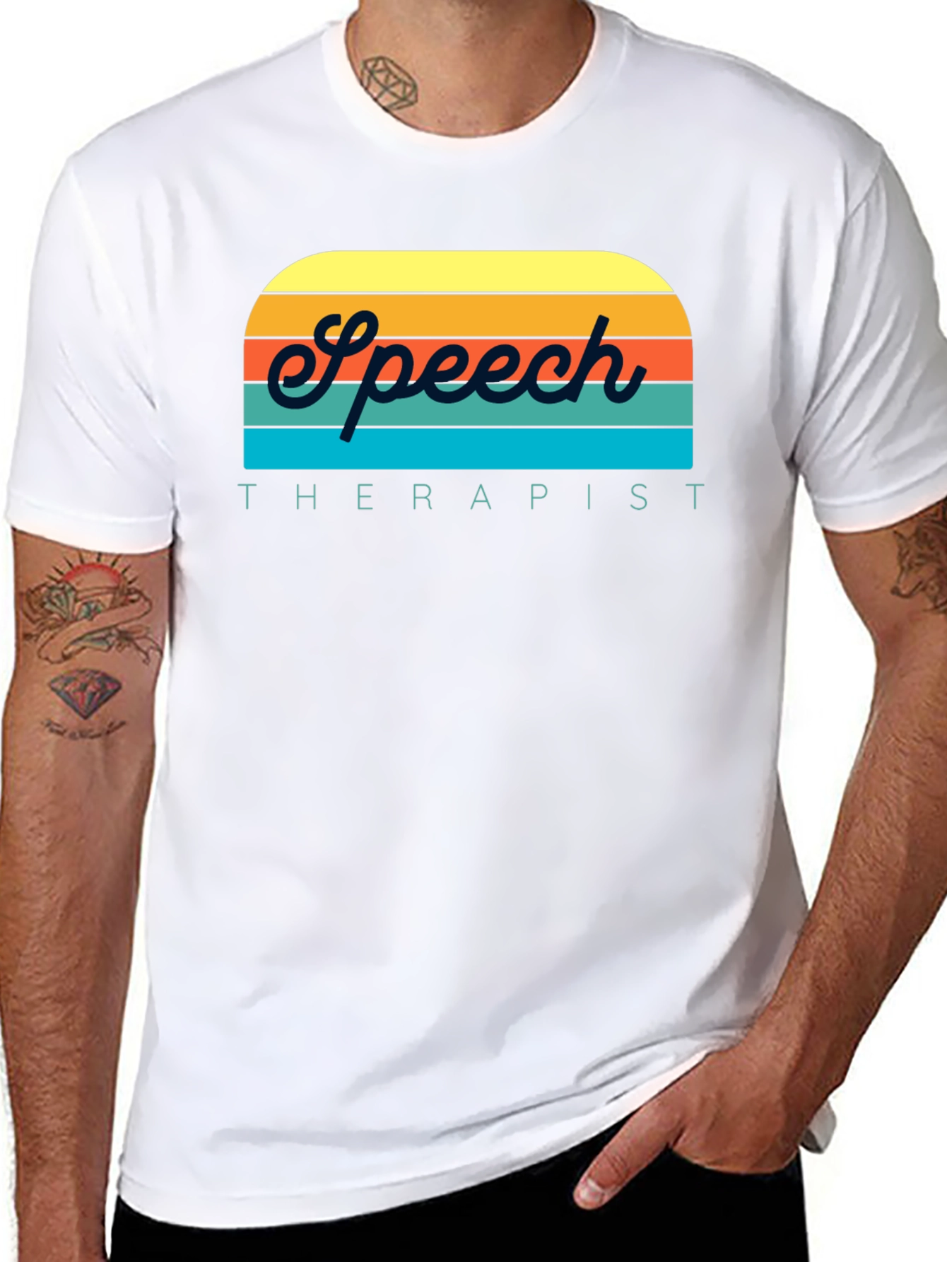 Speech Therapist Retro Tee