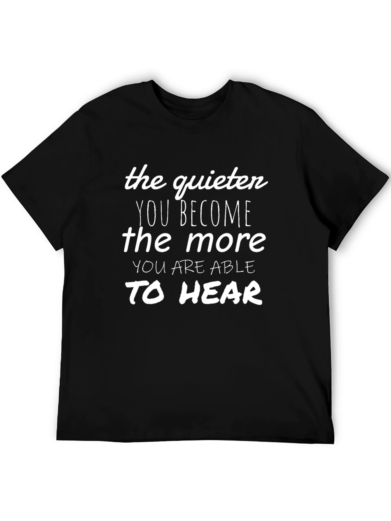 Quiet Wisdom Graphic Tee - Motivational Shirt